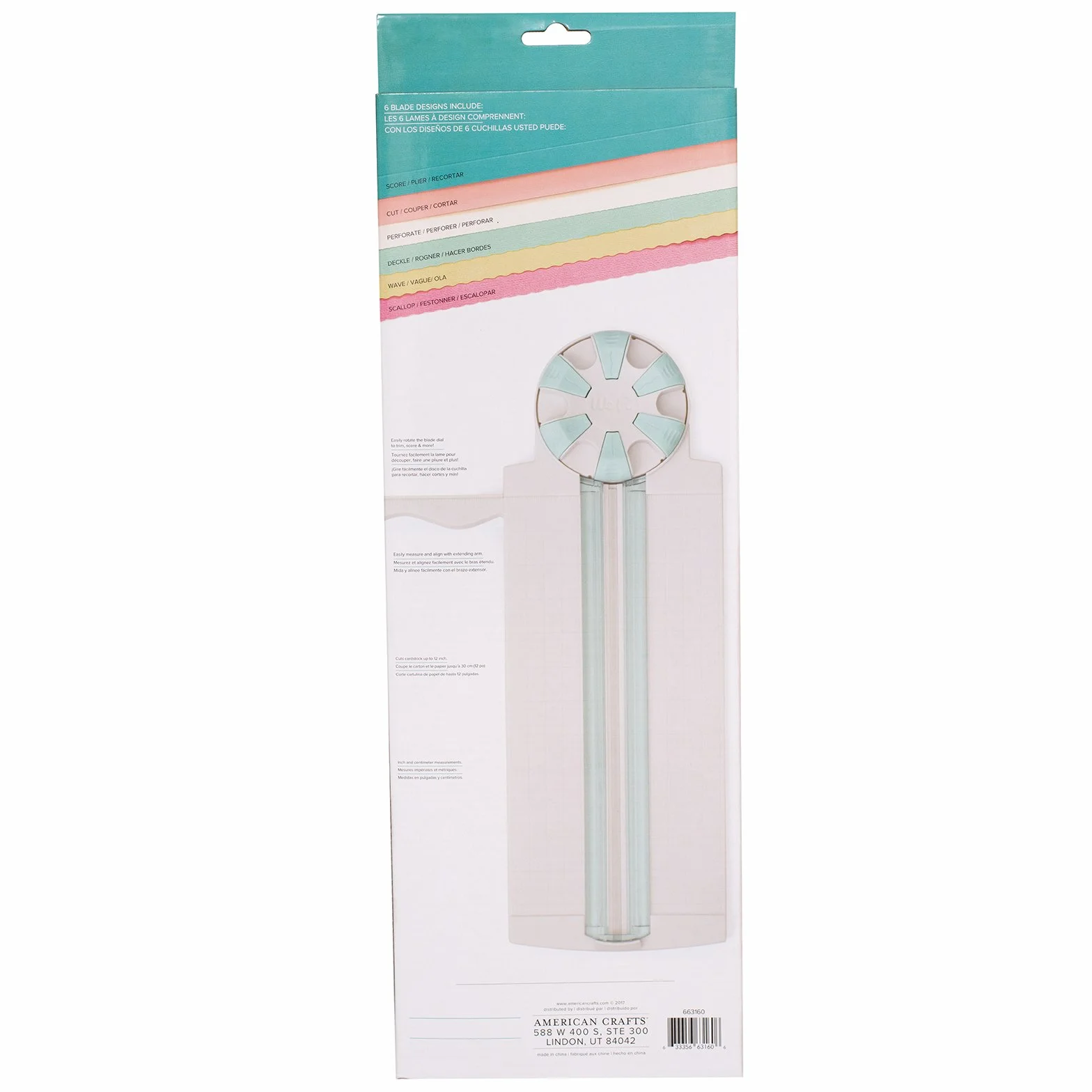We R Memory Keepers Dial recortador Herramienta, Multicolor, 50.2x16.7x2.5 cm