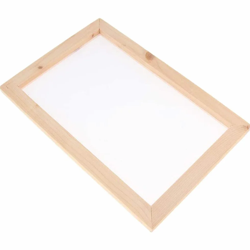 POFET Papel de Madera Método Antiguo Molde Pantalla Manualidades 20 x 30 cm