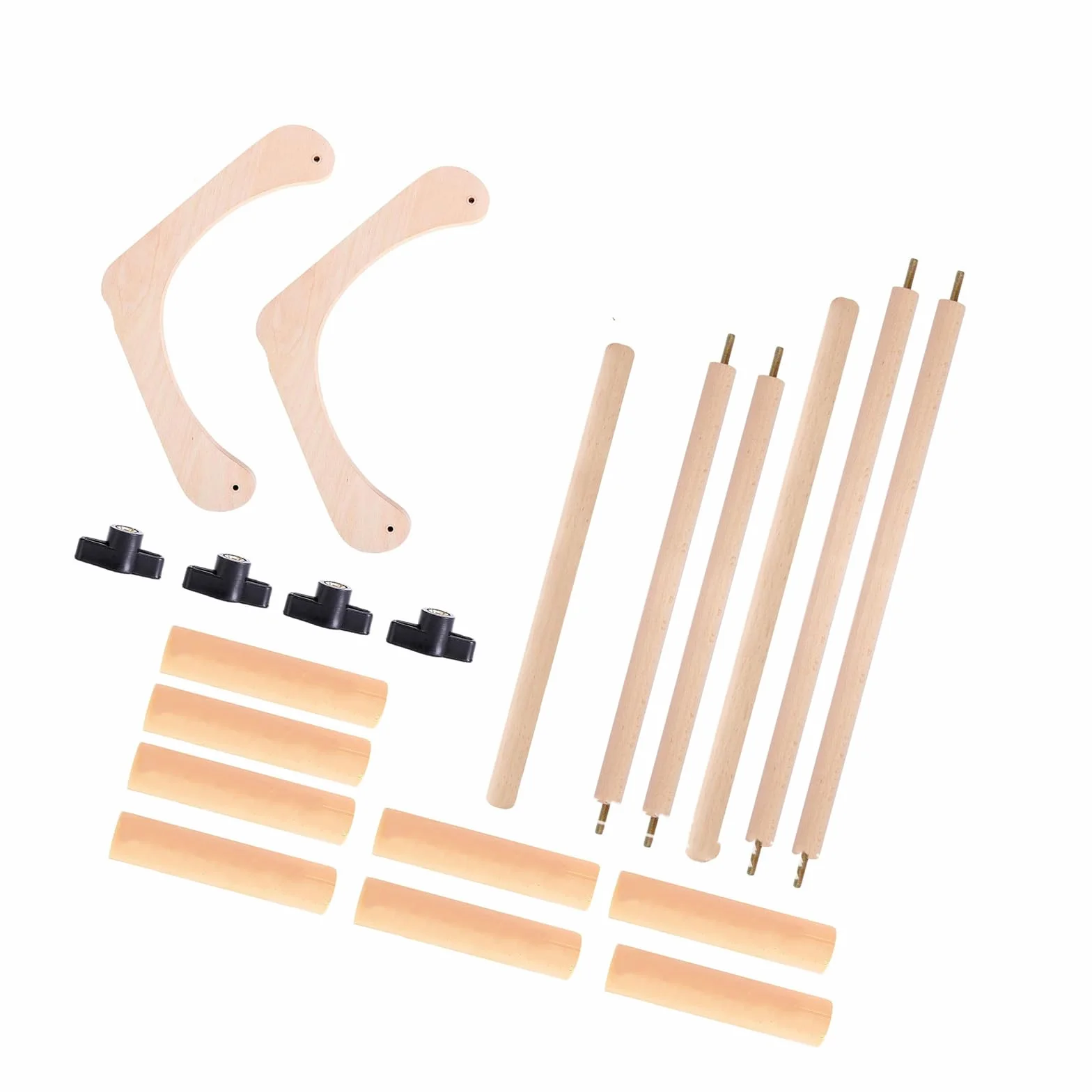 Bastidor de bordado ajustable con función de rollo, bordado de madera para costura, manualidades, tapiz, manualidades, rollo de madera