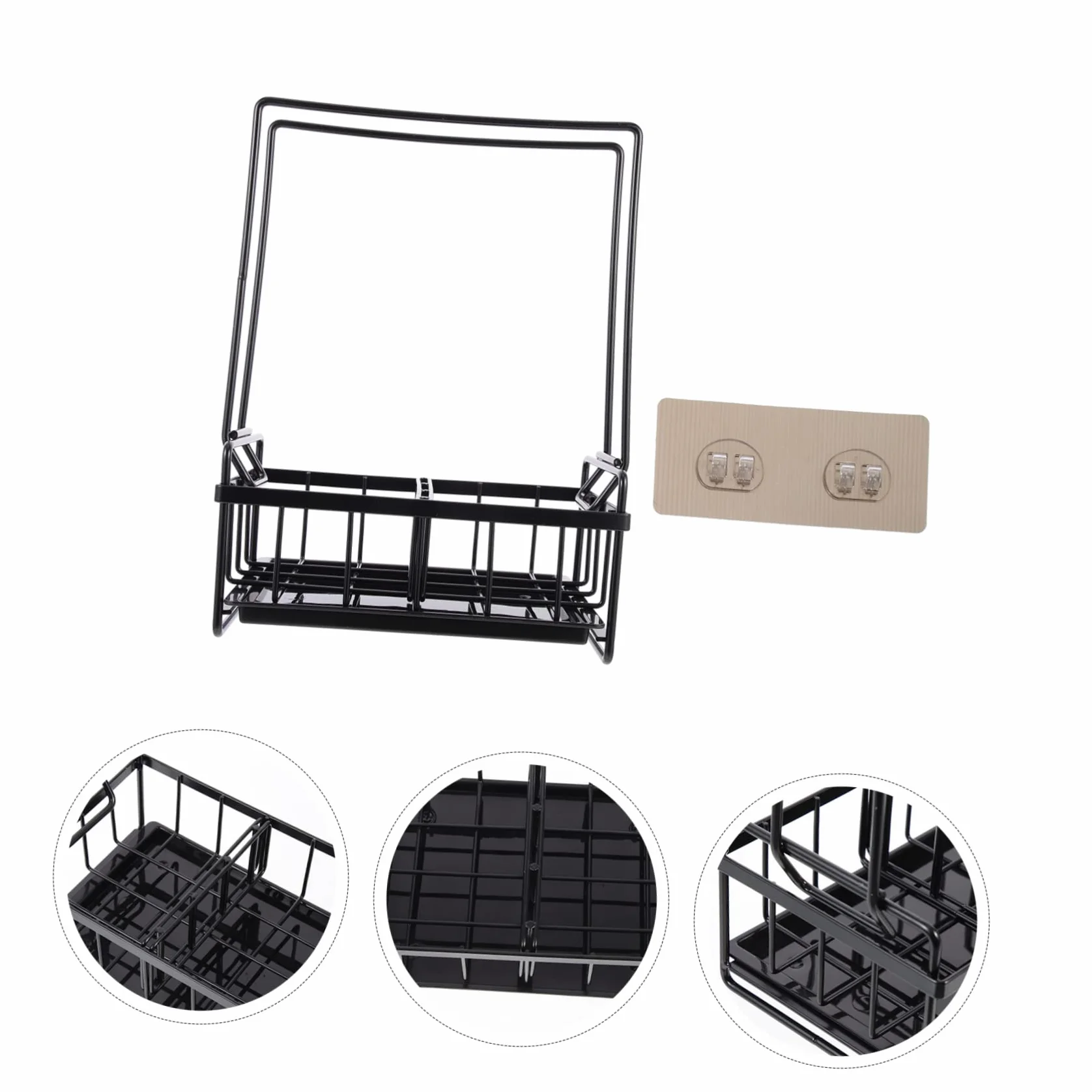 Cabilock Soporte para Esponjas De Cocina Estante De Almacenamiento Fregadero Organizador Multifuncional De Esponjas Rack Escurridor De Cocina Diseño Ecológico y Práctico