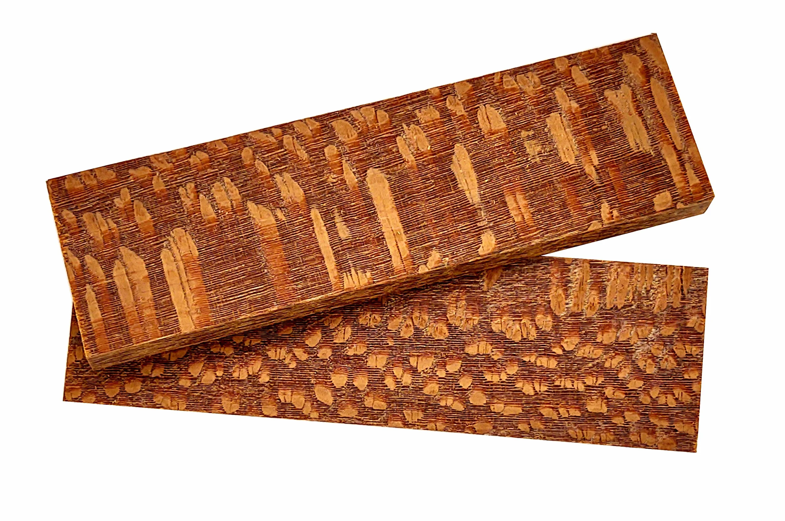 Escalas de cuchillo de madera de leopardo