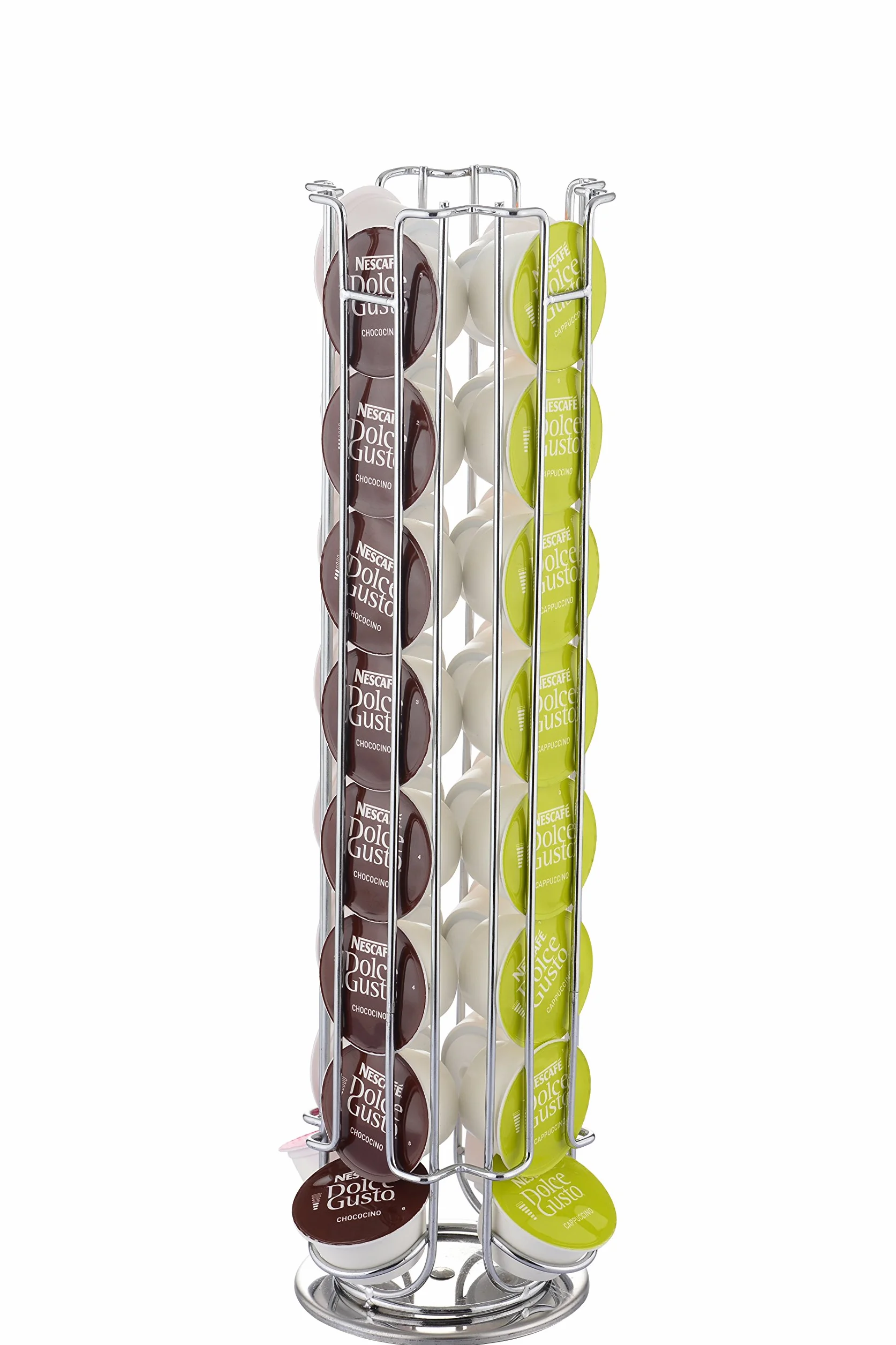 EXZACT EX-DG031-32 Soporte giratorio para Cápsulas de café Dolce Gusto 32 piezas