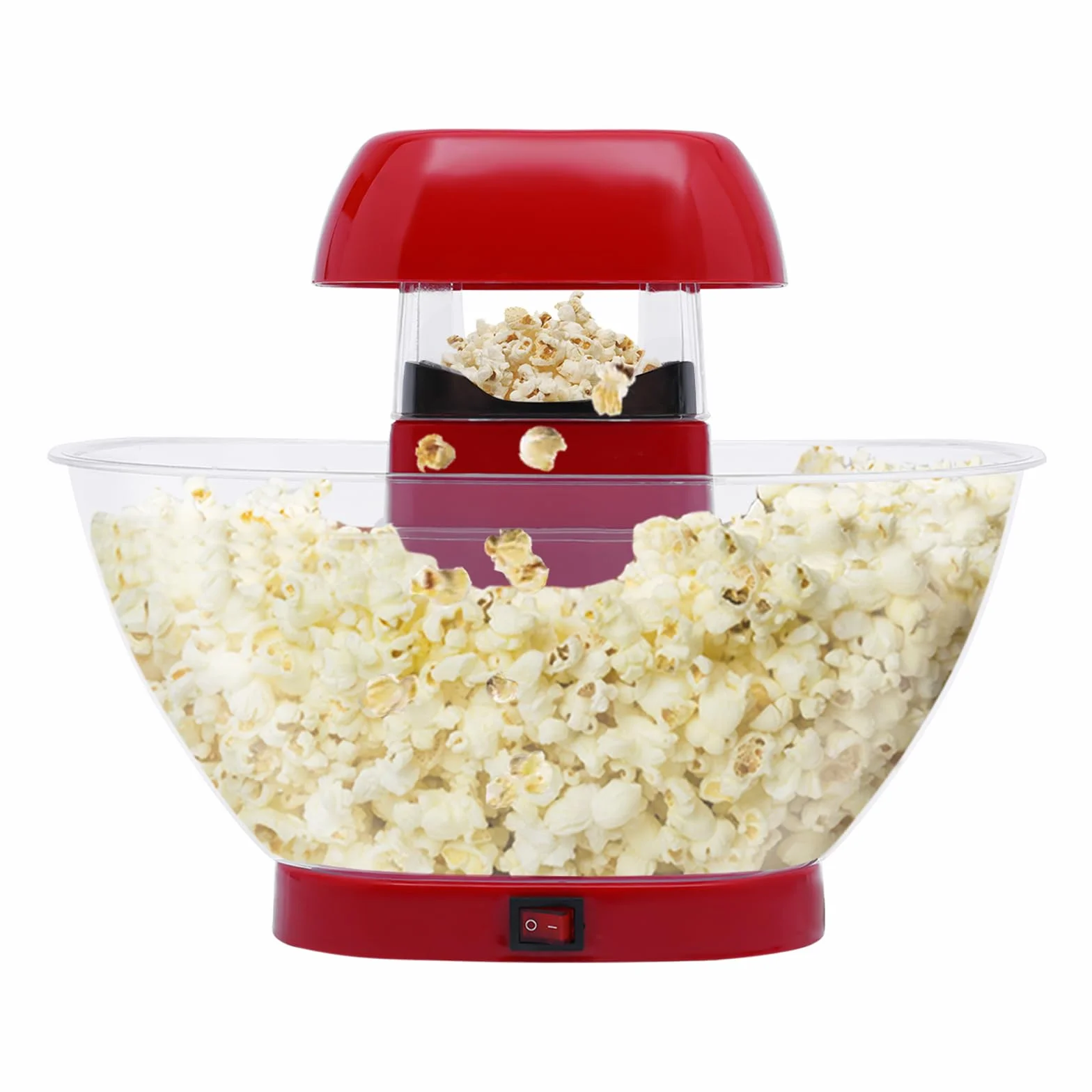 Aparatos de palomitas de maíz con palomitas de maíz, caja resistente, construcción estable, fácil de usar, palomitas estilo cine, termostato integrado, base calefactora, cocina, fiesta de