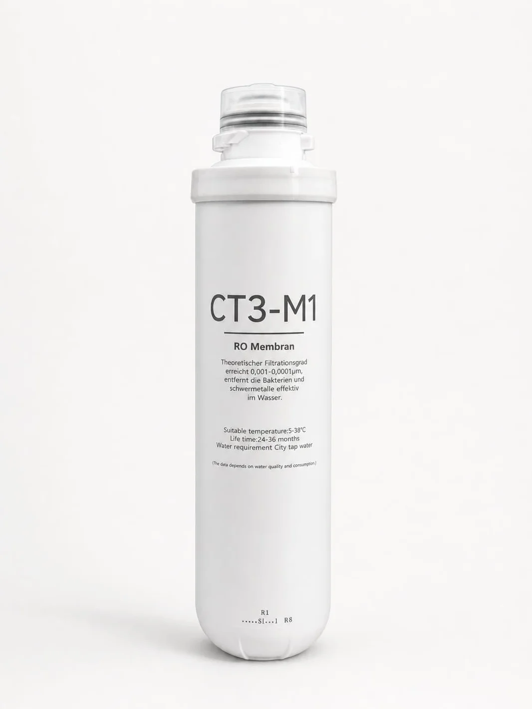 VIESTA® Membrana CT3-M1 RO para CT130 - Filtro de repuesto para sistema de ósmosis inversa de mesa