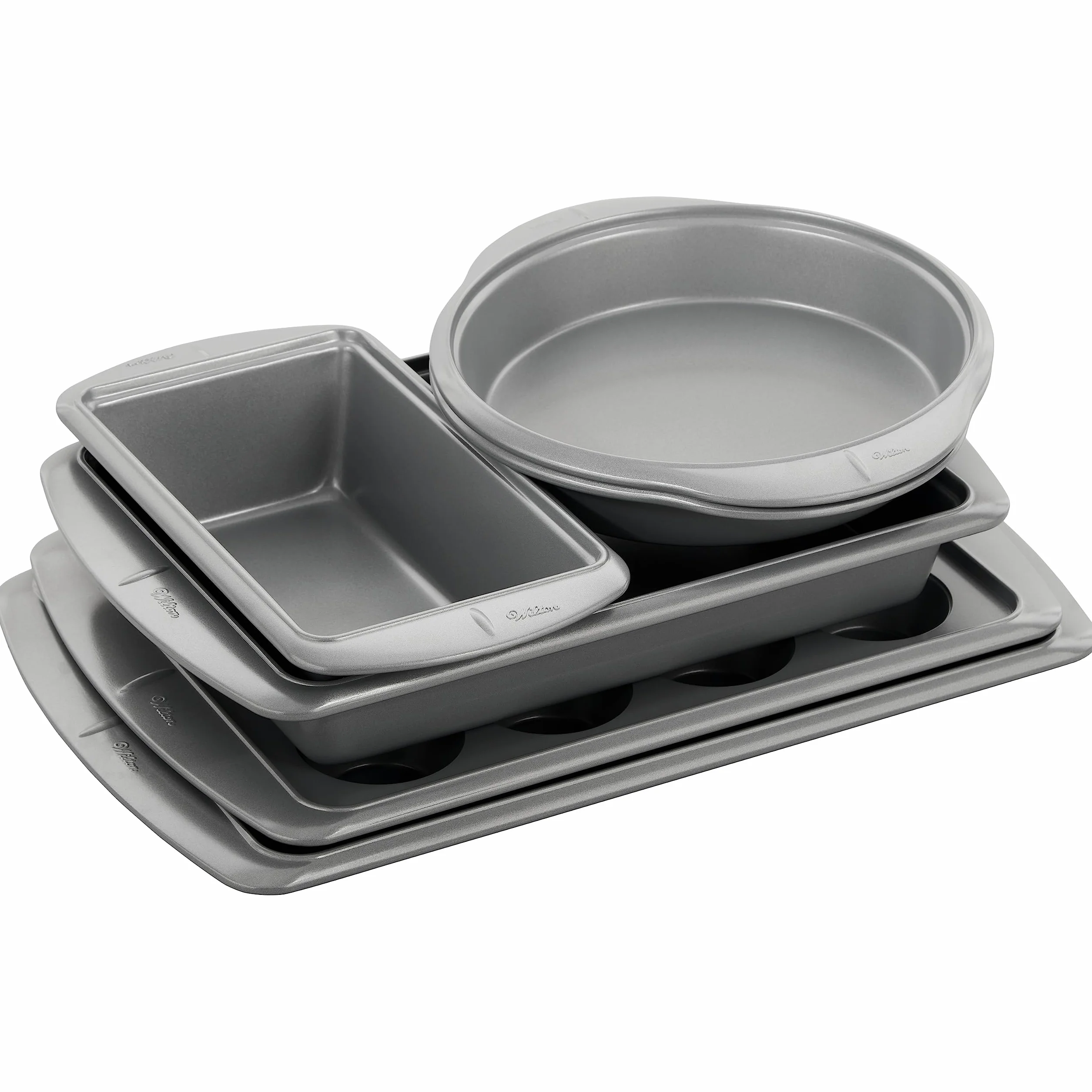Wilton Ever Glide - Juego de utensilios para hornear antiadherentes para cocinar y hornear, juego de 6 piezas