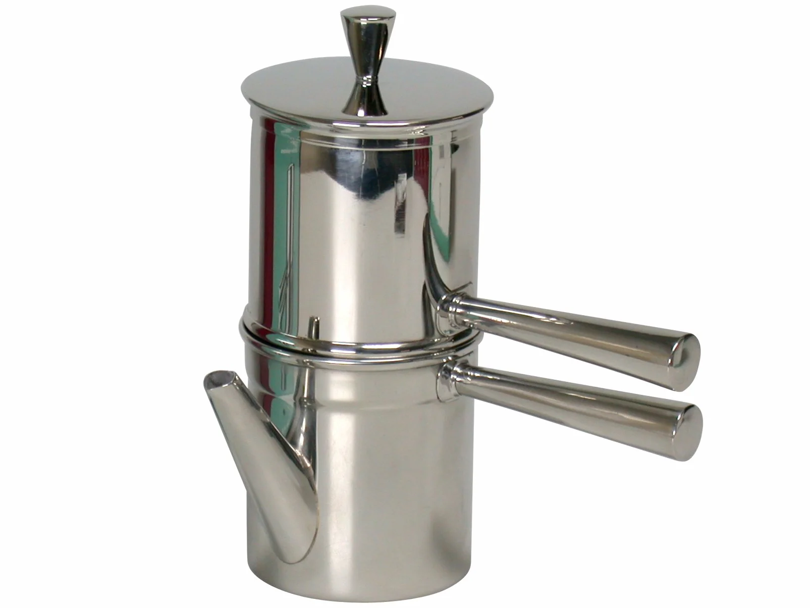 ILSA Napoletana cafetera, Acero Inoxidable, Plata, para 6 Tazas