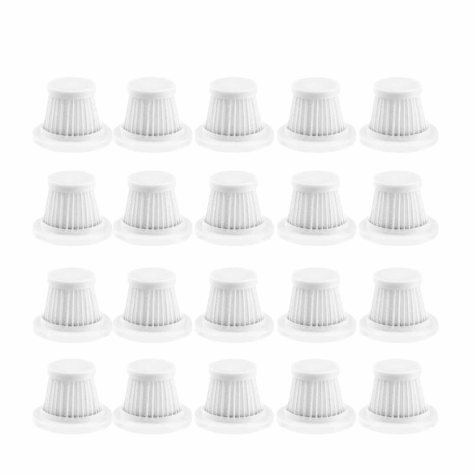 5 uds Filtro de aspiradora de Coche Lavable HEPA Filtro de vacío de Coche Cartuchos de aspiradora portátil Accesorios for aspiradoras de Coche(2pcs)