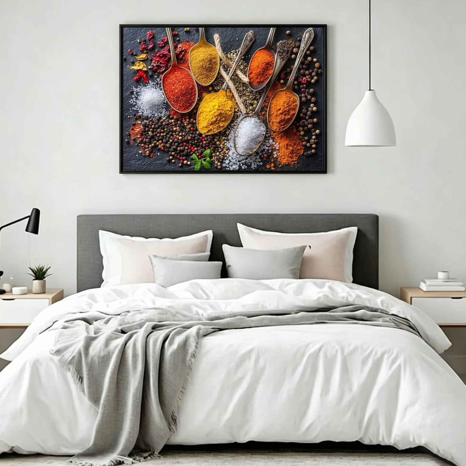 Pintar por Numeros cuchara Pinturas Acrilicas planta Pintura por Numeros Lienzos para Pintar, Pintura Acrilica Manualidades, Decoración para Hogar, Regalos Cumpleaños, 90x120cm Sin Marco, q-766