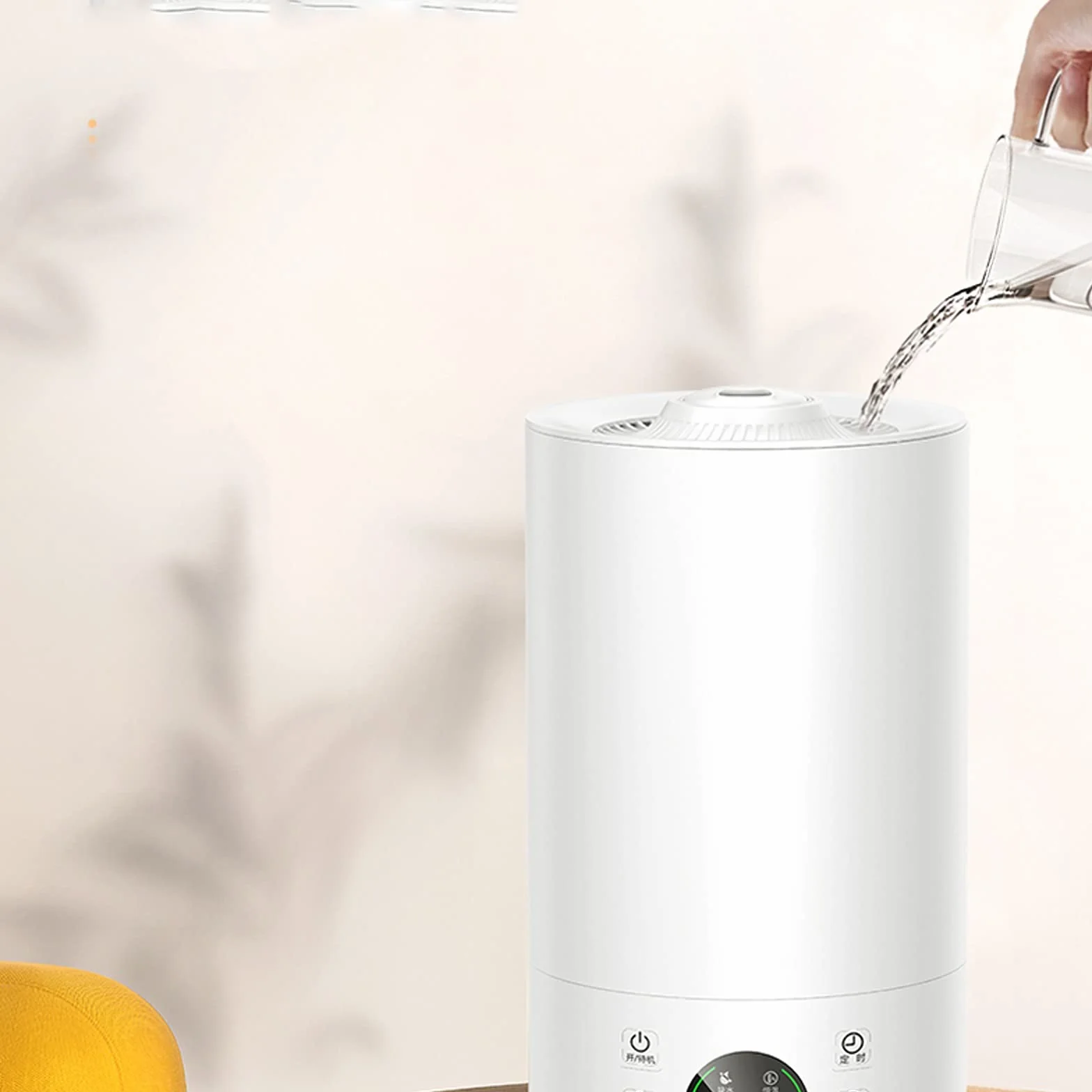 purificador de aire y humidificador Humidificadores ultrasónicos tranquilos for dormitorio y habitación grande, apagado automático, humidificadores for bebés Nursery y toda la casa filtro humidificado