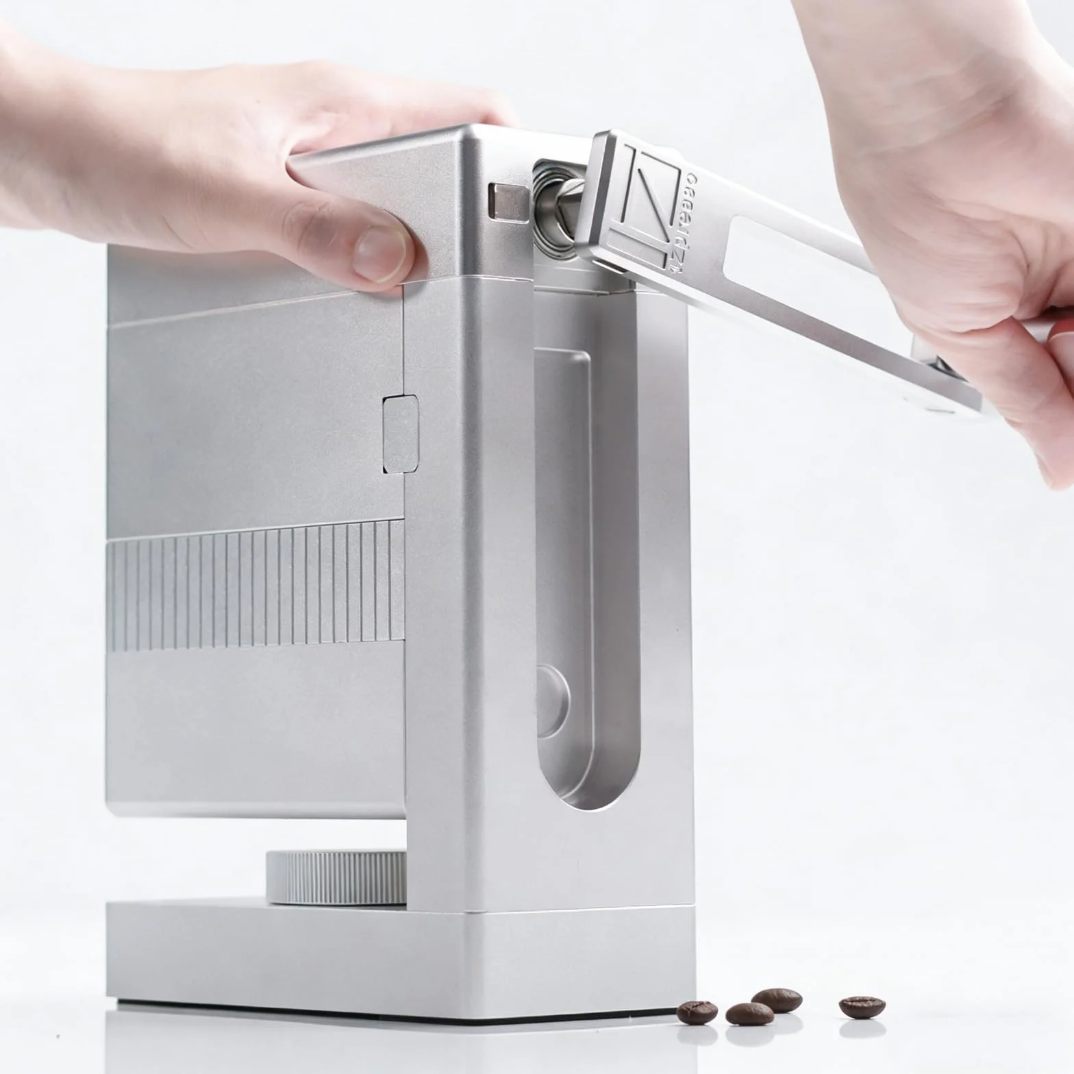 Molinillo De Café Portátil Manual, Molinillo De Café Con Manivela, Capacidad De 80 G, Diseño De Giro Lateral, Con 100 Ajustes Regulables, Ideal Para Viajes, Camping, Oficina, Espresso Y Café De Filtro