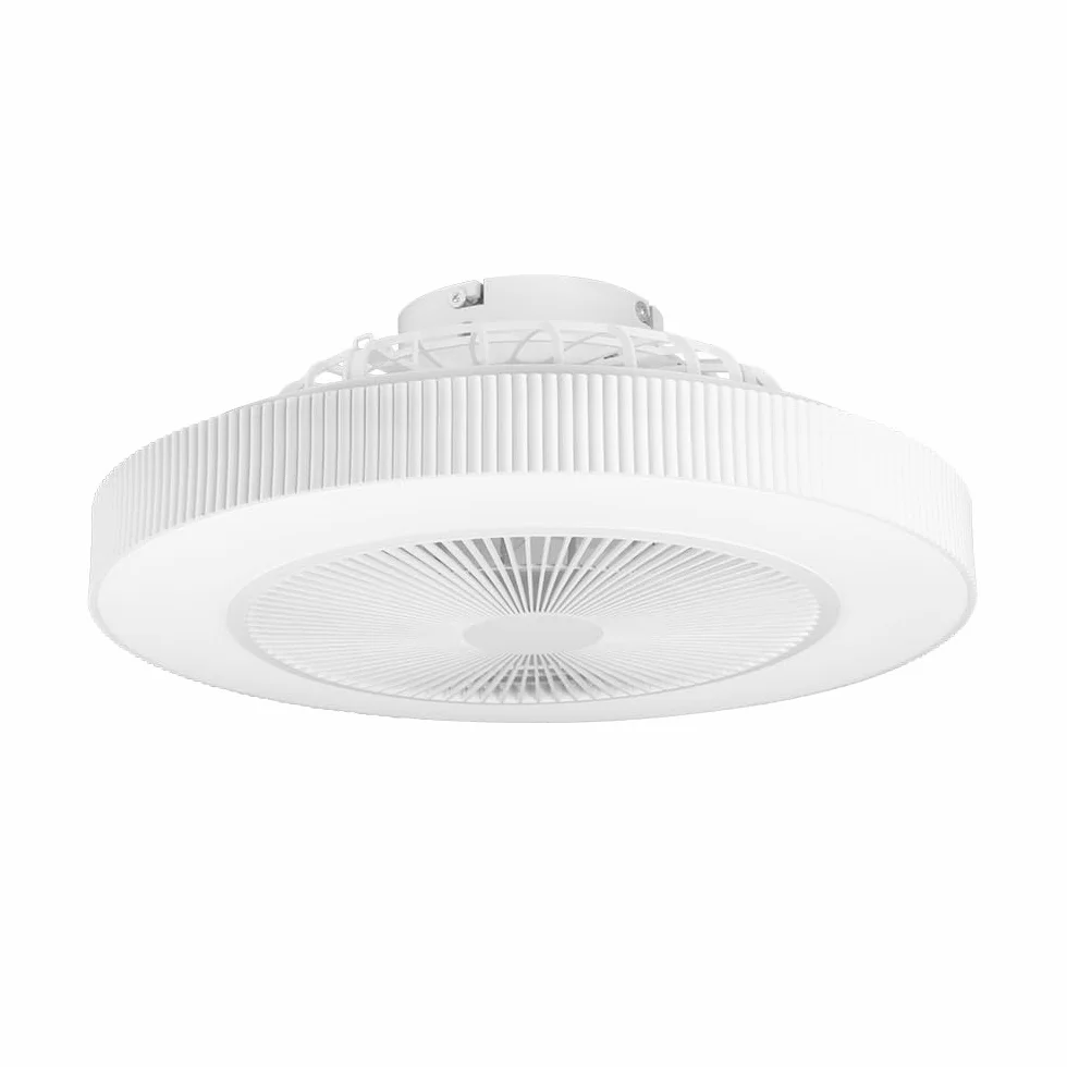 Orbegozo CP 150035 Ventilador de Techo BOX FAN, DC, Diámetro de las aspas: 33 cm, 6 Velocidades, Luz LED de 40 W SMD 3600 lumens, Silencioso