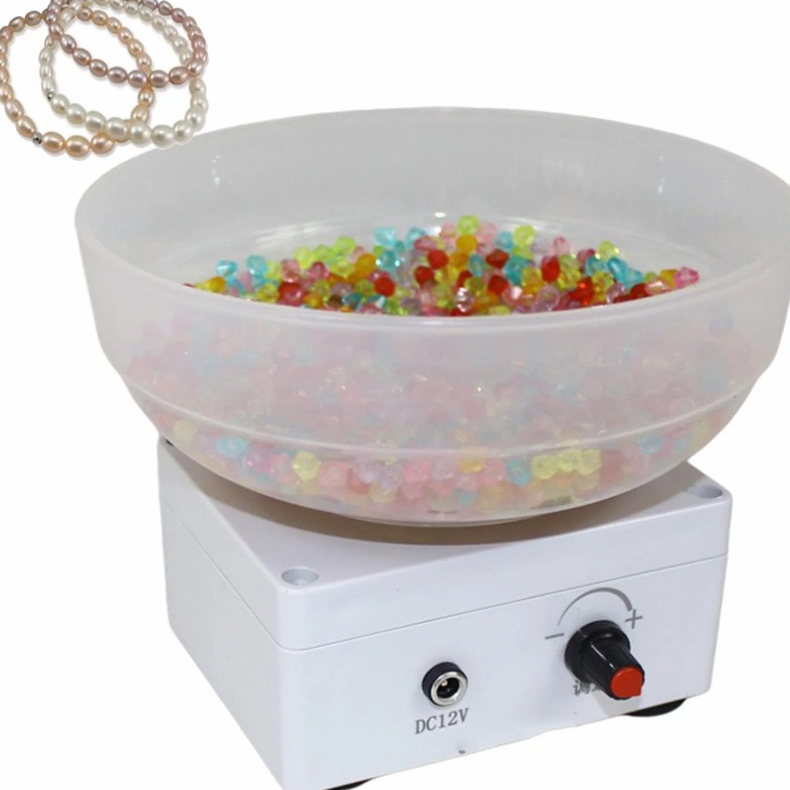 Spinner de cuentas, herramienta eléctrica semiautomática con velocidad ajustable 30-260/min, incluye agujas de abalorios, ideal para pulseras, collares y manualidades