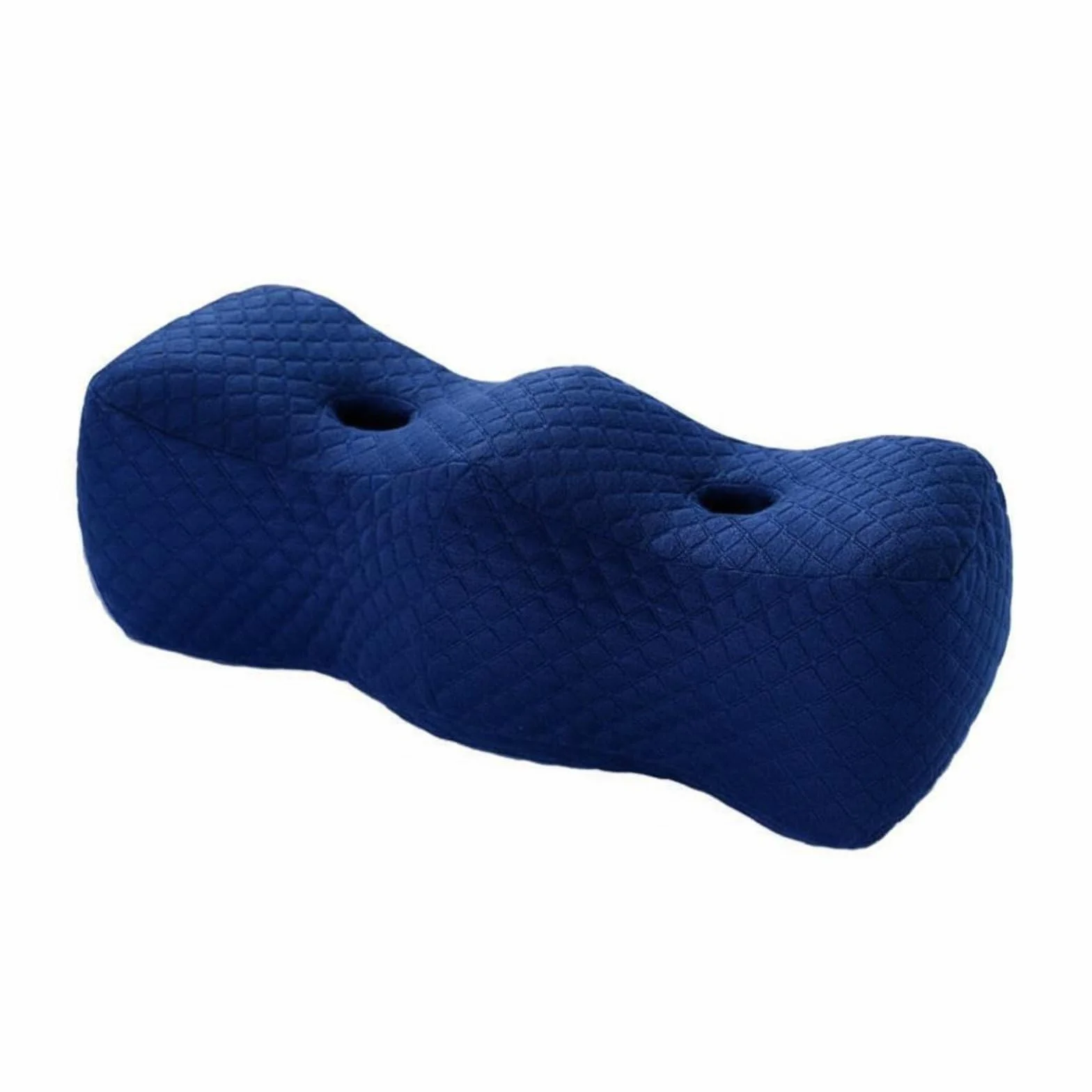 predolo Almohada para Piernas de Espuma Viscoelástica Alivia la Presión Cojín Postural para Dormir Diseño Ergonómico Descansar, Azul Marino