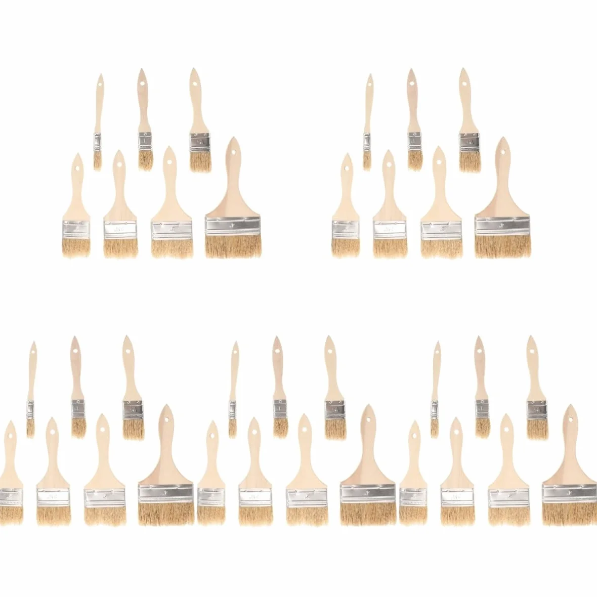 Uonlytech 35piezas Pinceles De Pintura Acuarela y Acrílica De Mangos De para Artistas y Aficionados Pinceles De Pelo Natural para Aplicaciones Precisos Pintura Al Óleo y Acuarela