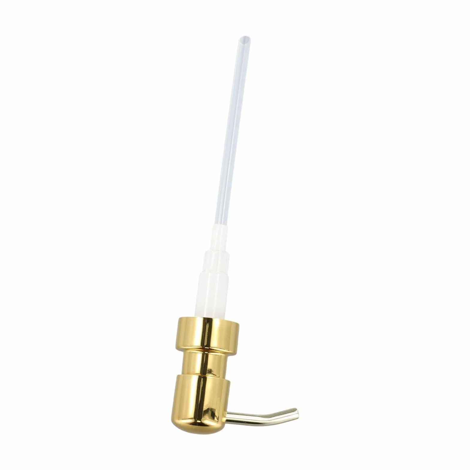 Dispensador de jabón, Cabezal de Bomba loción líquida, jabón Acero Inoxidable(Titanium Gold)