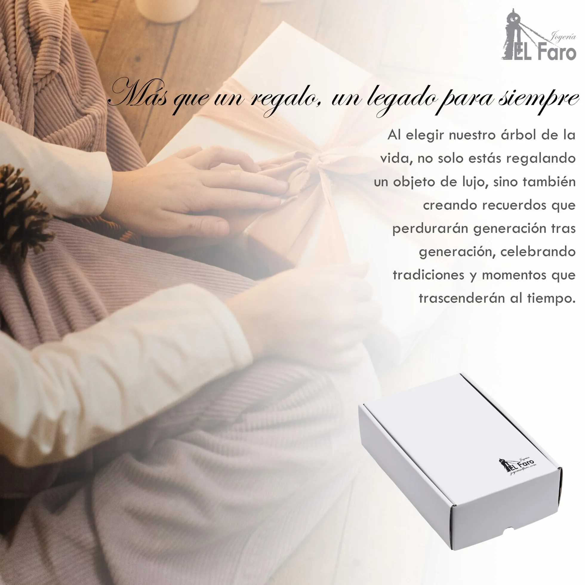JOYERIA EL FARO | Grabado Personalizado | Presentación en Estuche Premium | Celebra vuestros años de Amor Juntos (25 Aniversario, 22 x 19 cm)
