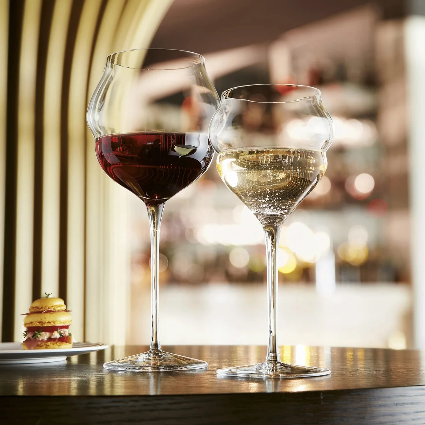 Chef & Sommelier L9412 Glass Macaron, 50 cl, cristalino, transparente, lote de 6 | Transparente, Krysta, formato alto, acabado brillo, 50 cl, 6 piezas, borde fino, fácil de limpiar