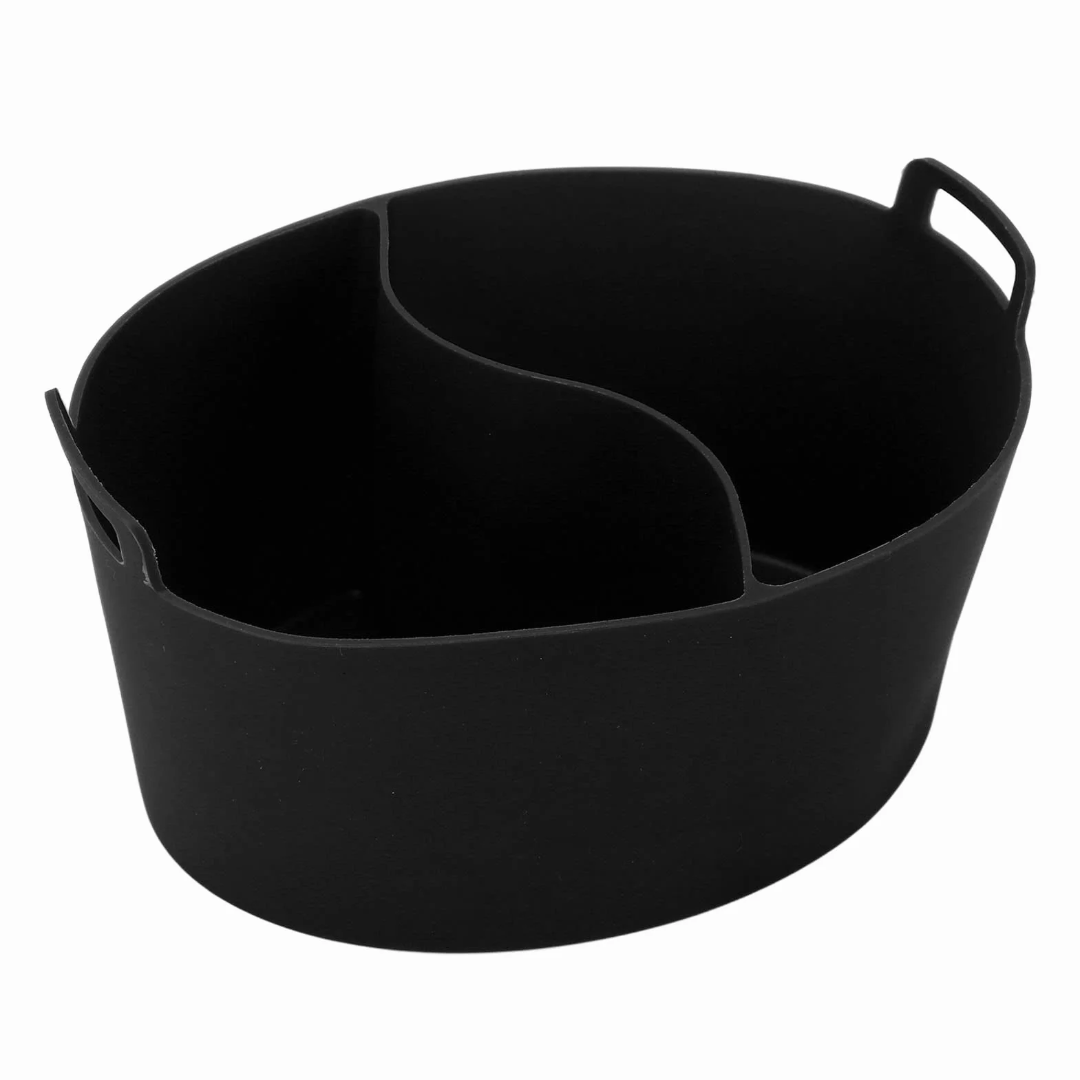 Revestimiento de Olla de Cocción Lenta, Silicona de Grado Alimenticio, Resistente a Fugas, Resistente Al Calor, Divisor de Olla (Negro)