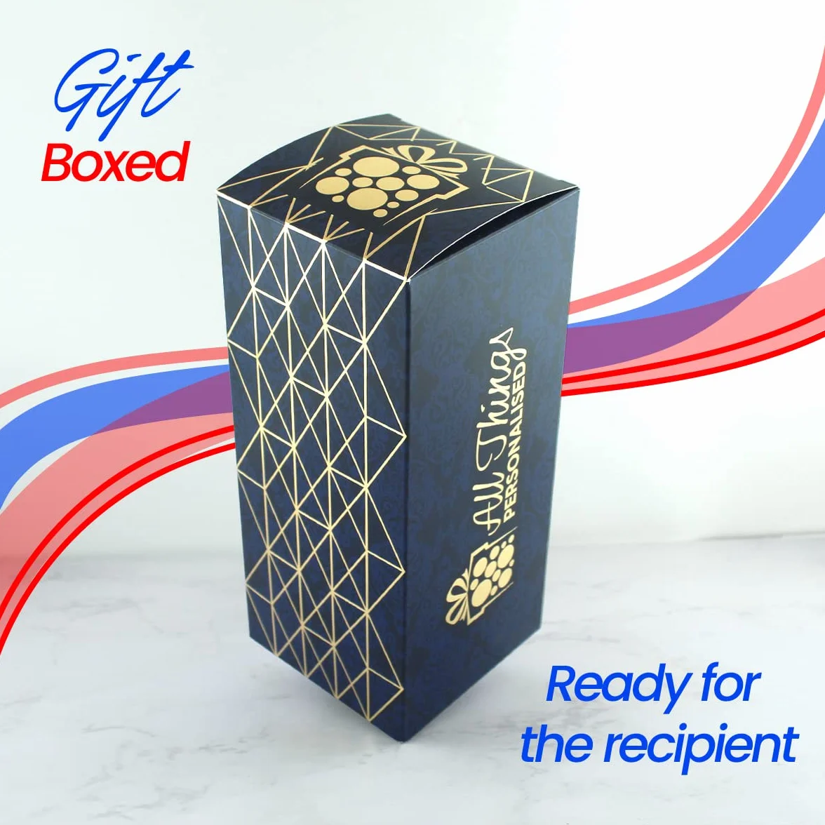 Jarrón cónico con base de burbujas grabado personalizado de 18 cm, personalizable con cualquier nombre o mensaje, caja de regalo incluida, grabado con láser, recuerdo a medida para boda, cumpleaños