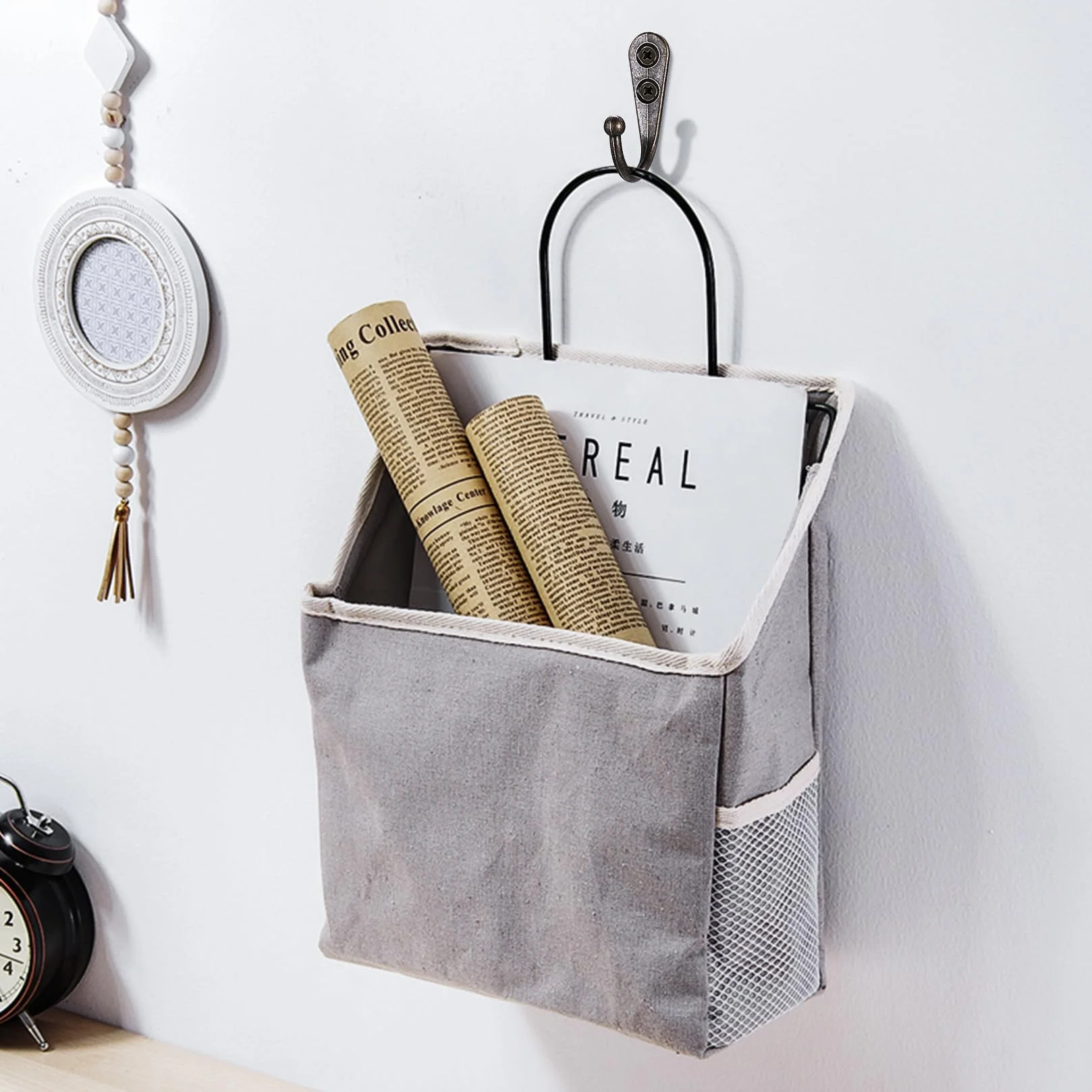 Ganchos Percheros de Pared Vintage Bronce 5 Piezas para Colgar Ropa Abrigos Llave Cocina Baños