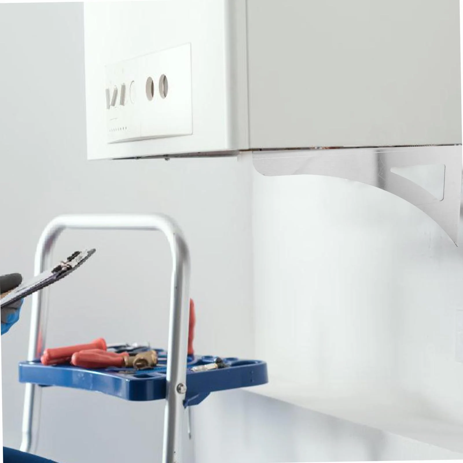 jojofuny Calentador Fácil para Agua Soporte Acero Eléctrico de Inoxidable Diseño Compacto Instalación y Adecuado para Baños Pequeños y Espacios Reducidos