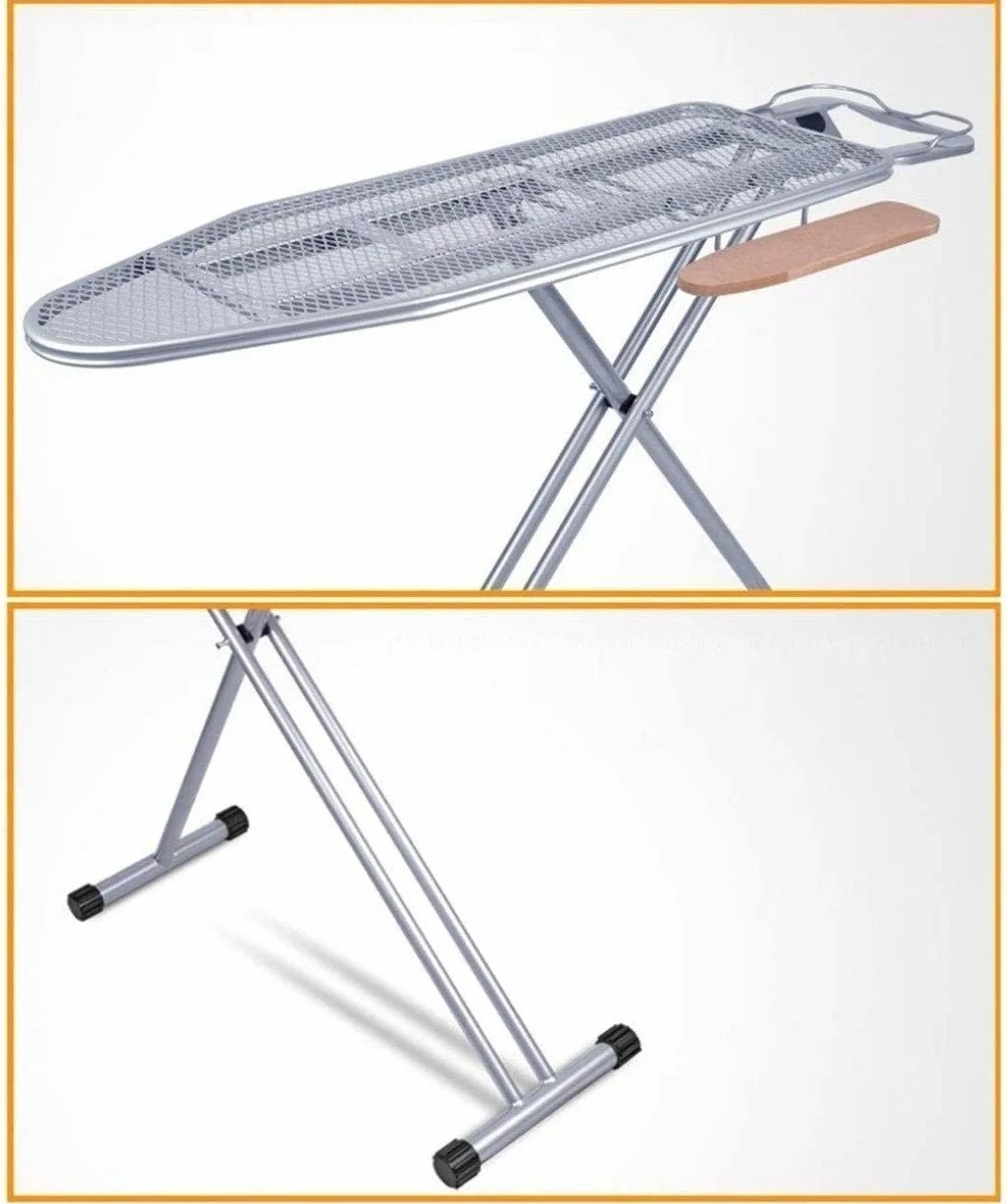 Tabla de Planchar, Tabla de Planchar de Metal Resistente y Duradera, Adecuada para centros de lavandería (Color : Purple, Size : 146388CM) (Purple 146 * 38 * 8CM)