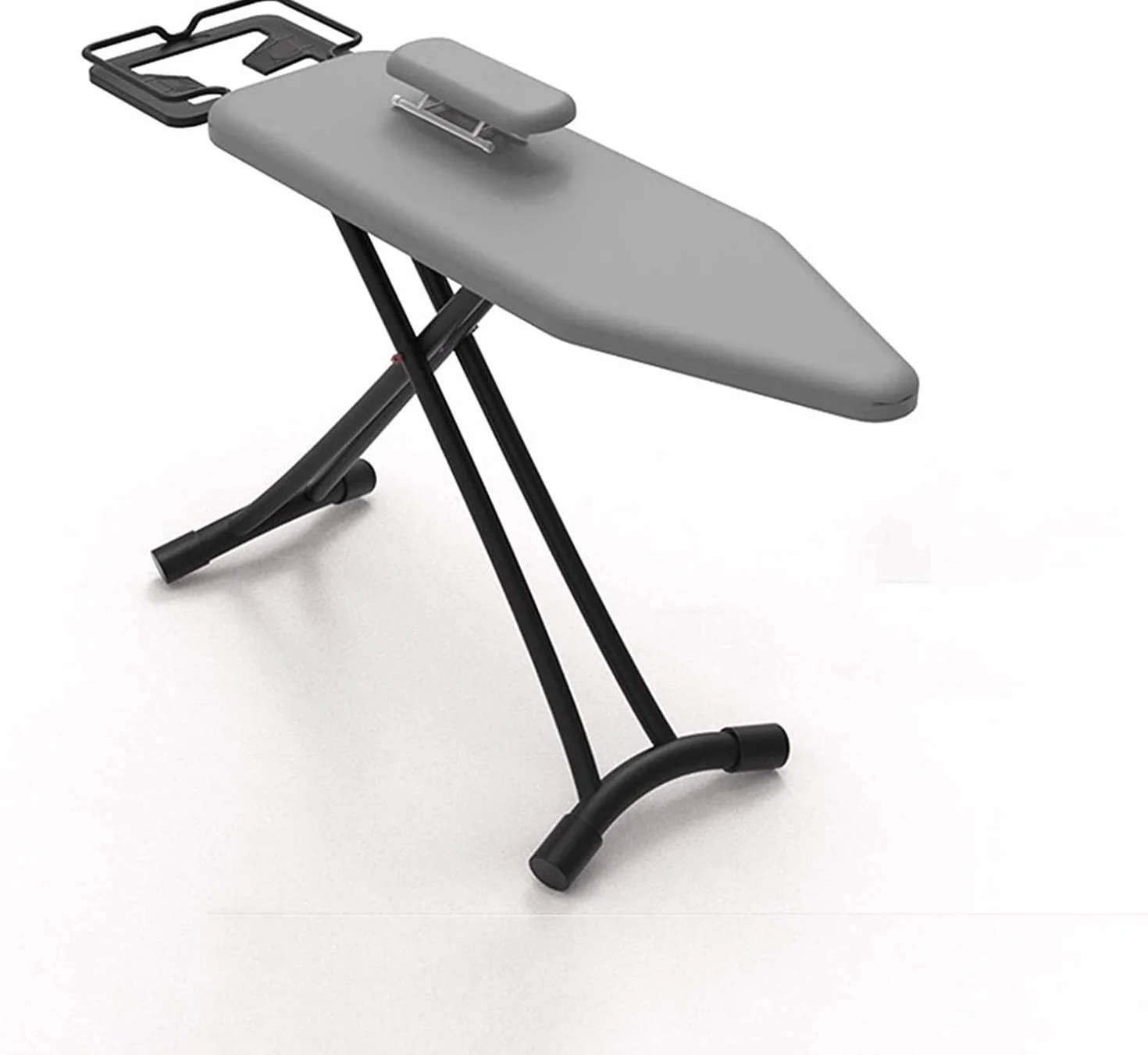 Tabla de Planchar, Herramientas de Planchado para el hogar, con Soporte de Hierro Ajustable Tabla de Planchar de Metal para hoteles Dormitorio Centro de lavandería Mesa de Planchar Plegable