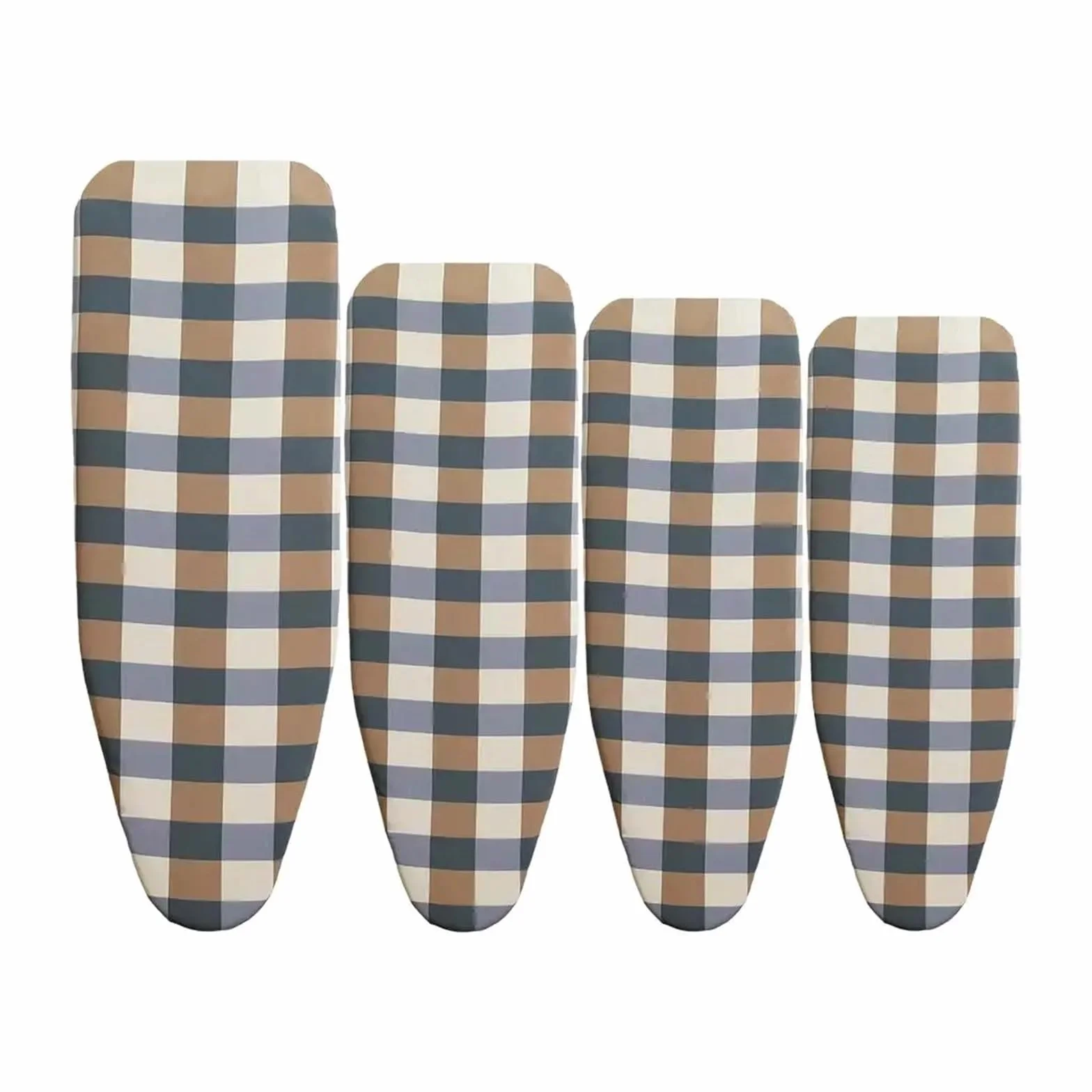 Funda for tabla de planchar, funda de algodón Extra gruesa resistente a quemaduras con borde elástico, cubierta de hierro for tabla de teñir, suministros for el hogar(Pack of 4)