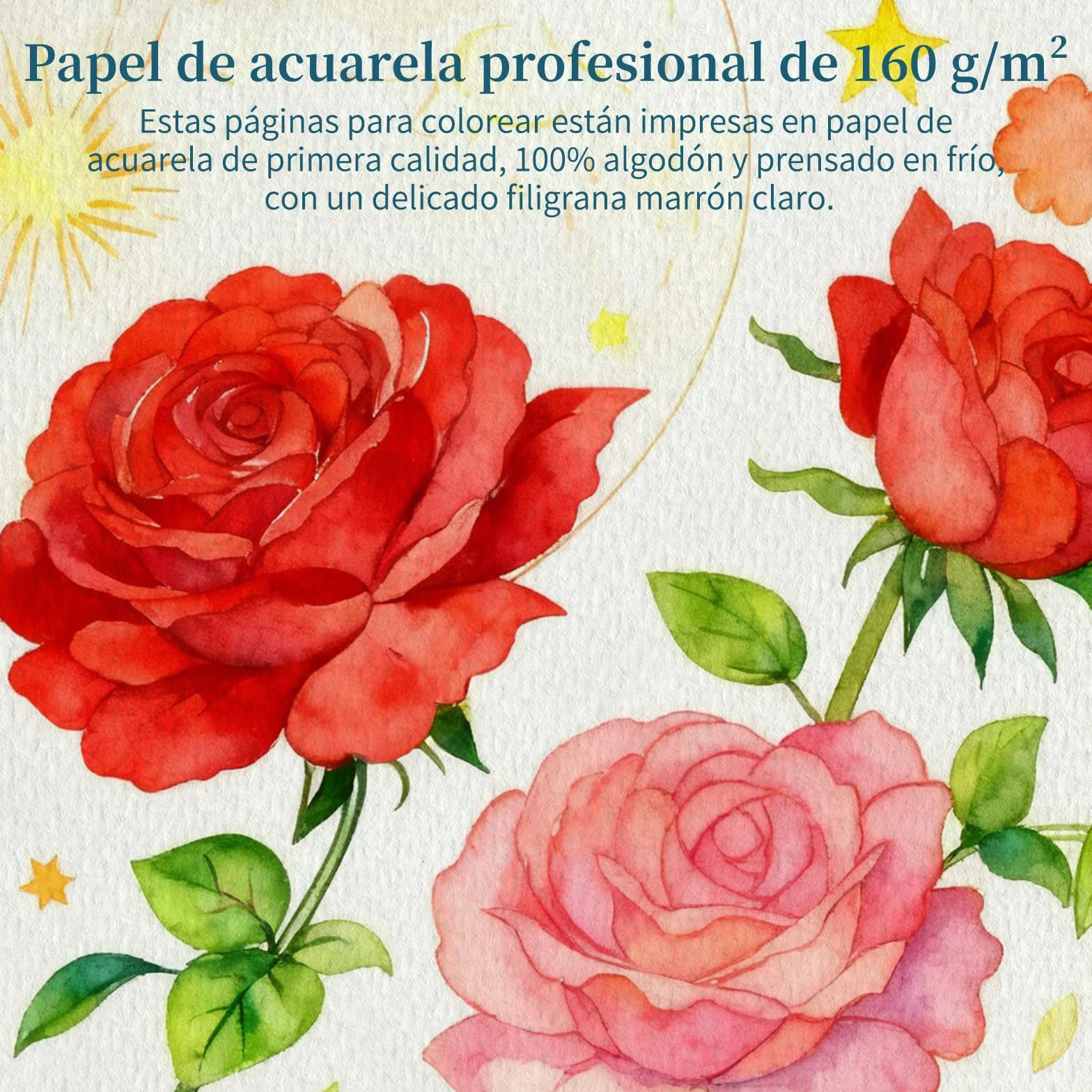 Elfew Libro de Acuarela 18 Colores, Juego de Pintura para Adultos y Principiantes