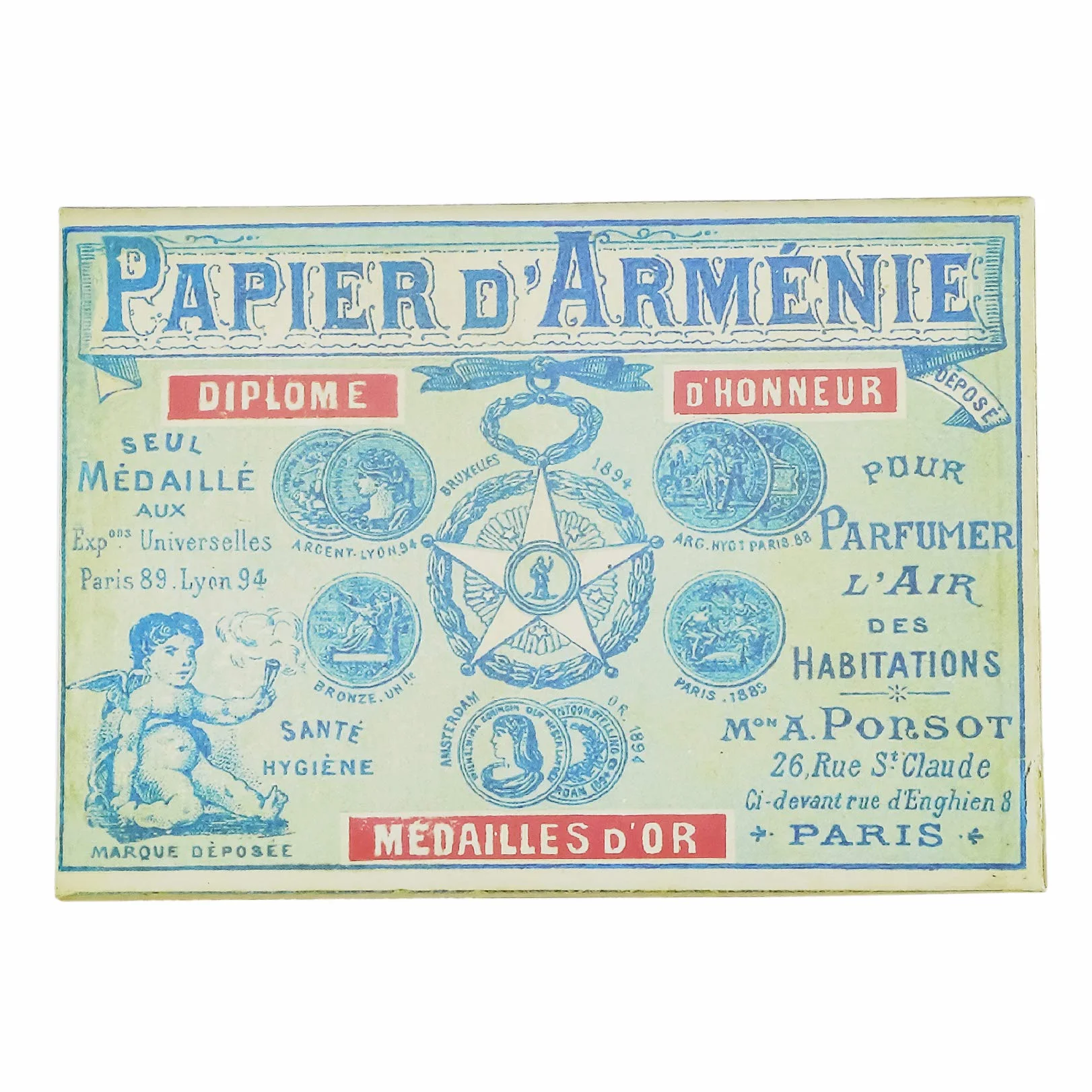 Divers Papel de Armenia – Caja para Cuaderno de Bandas de Quemar