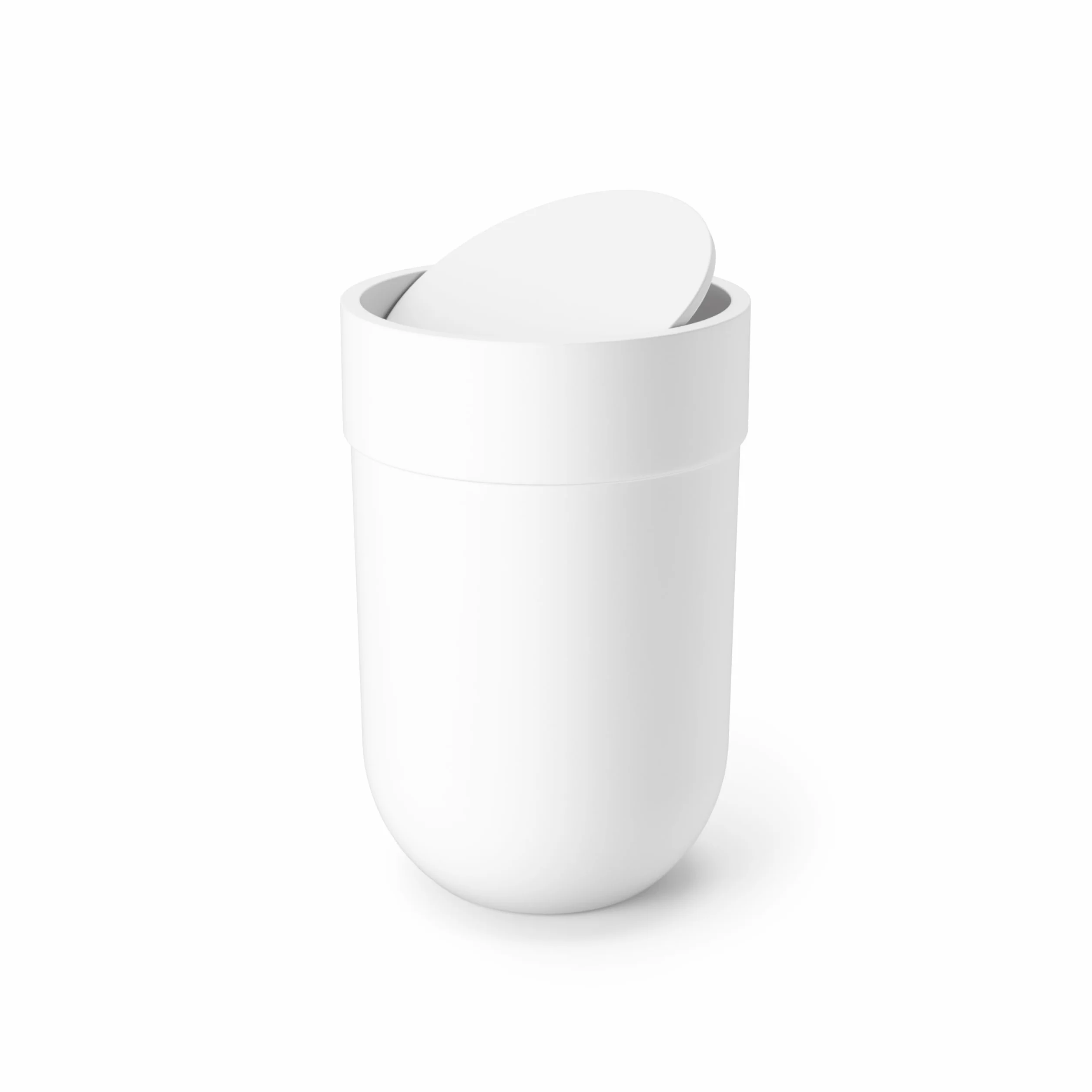 Umbra Touch Bote de basura para baño 6 litros Blanco