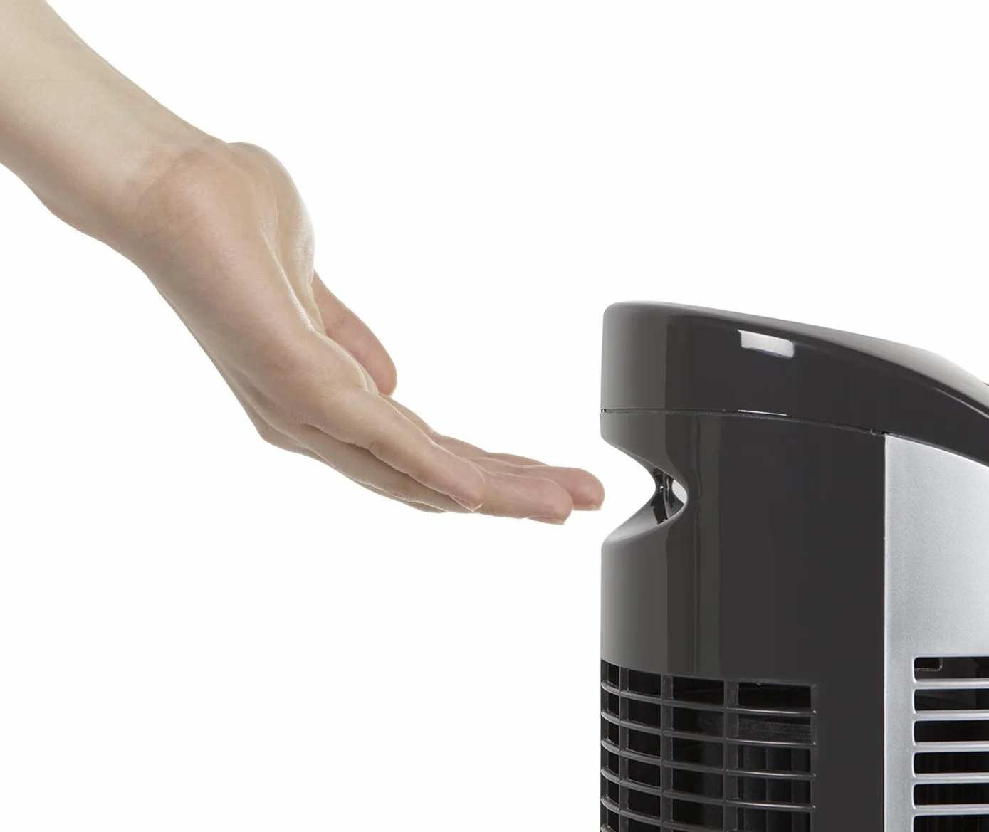 Orbegozo TWM 0975 - Ventilador de torre, 3 velocidades, mando a distancia, temporizador, oscilante, asa de transporte, 45 W, gris