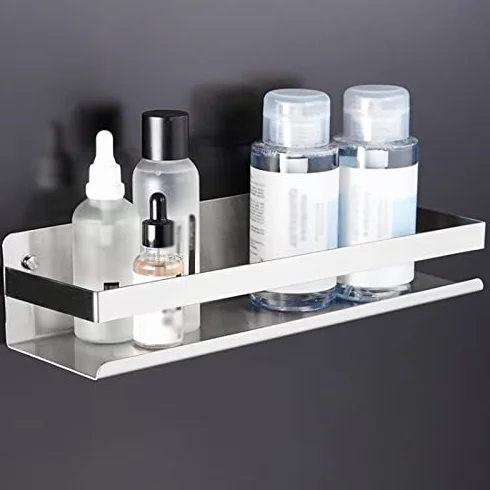 Estante de baño para Carrito de Ducha, estantes de Esquina Cuadrados de Acero Inoxidable, toallero, Soporte para champú de Ducha, Estante de Almacenamiento de condimentos de Cocina Almacenam