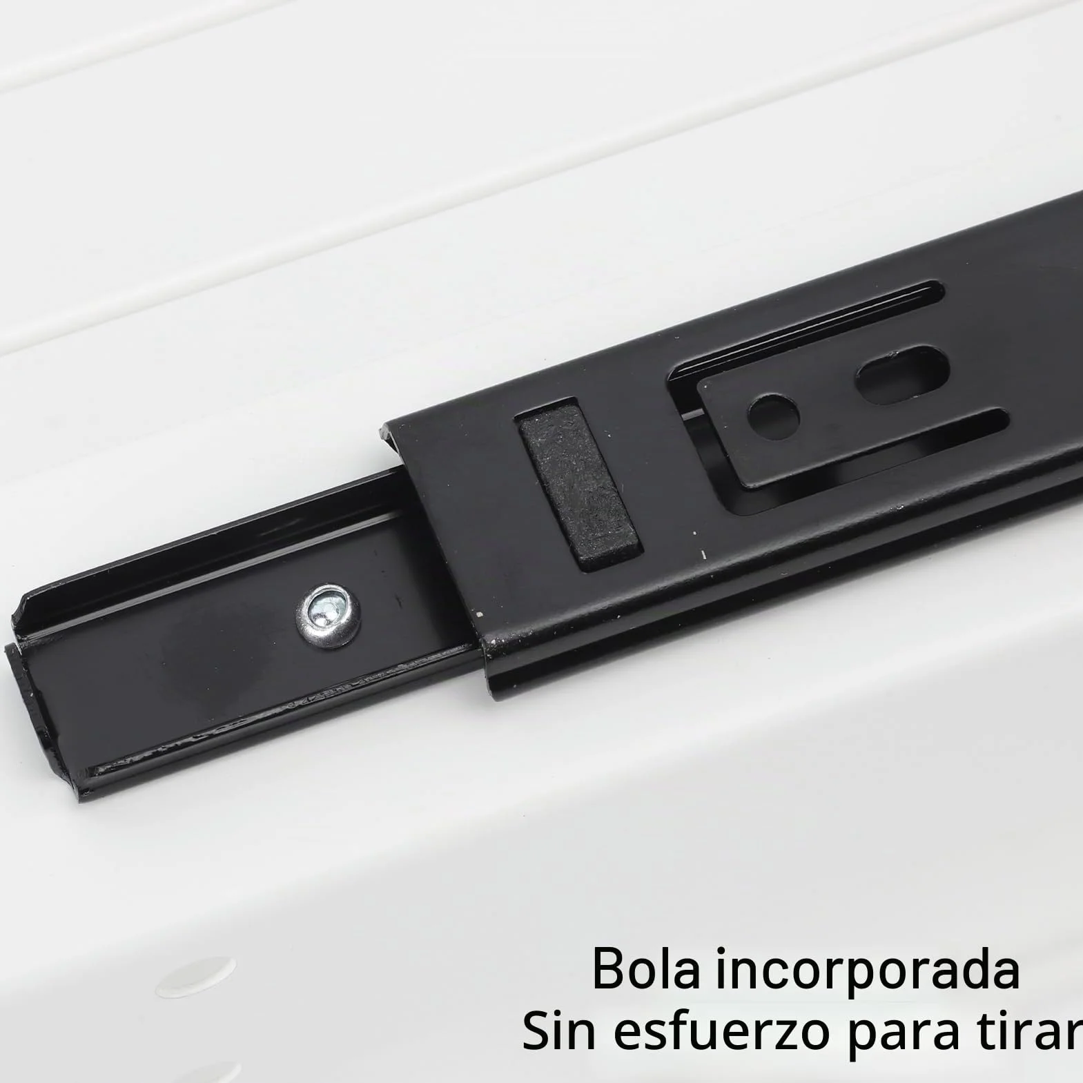 Organizador de Gabinete Extraíble, Estantes de Despensa Deslizables de 16 X 9 X 3,6 Pulgadas, Estante de Despensa con Cajón Deslizante para Cocina, (White)