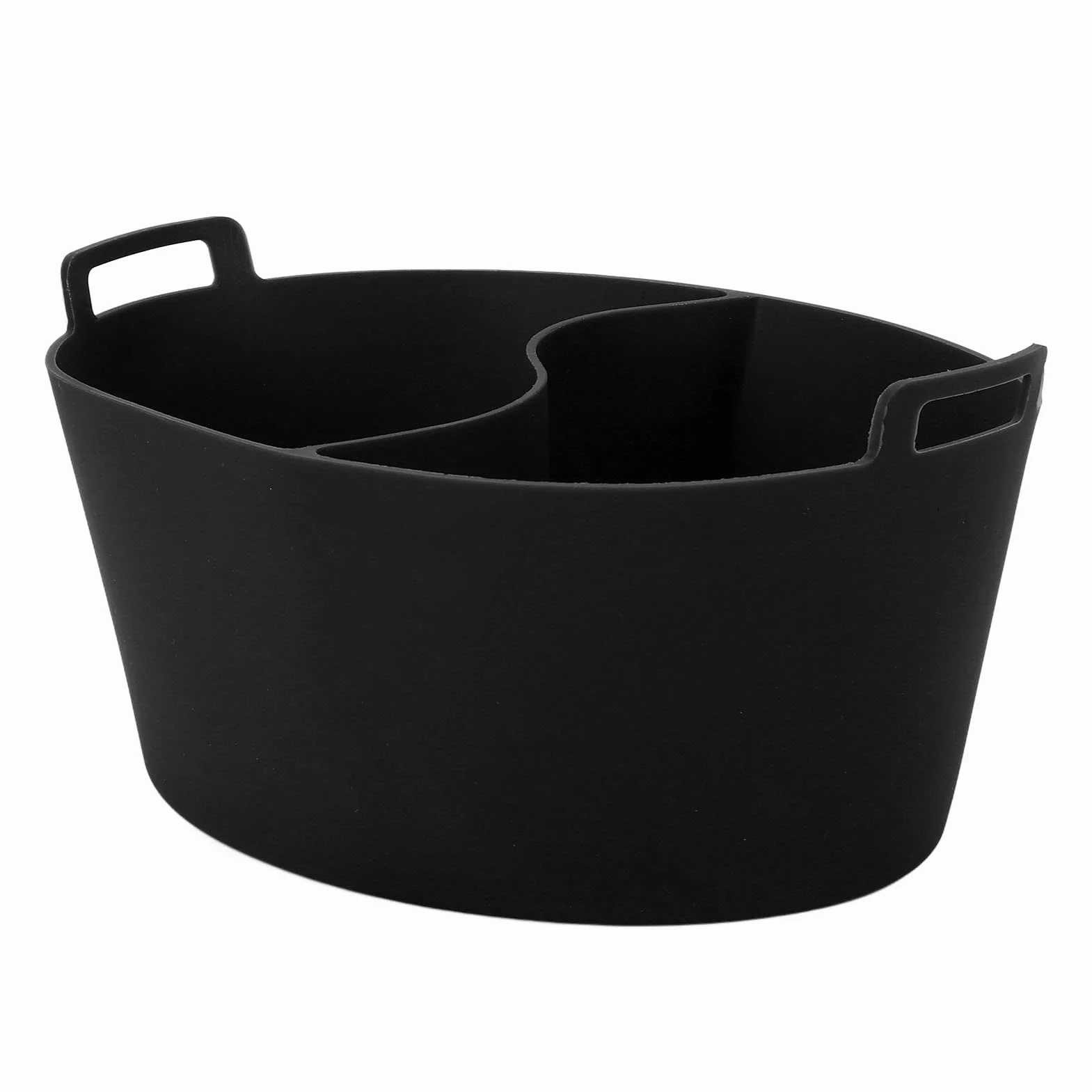 Revestimiento de Olla de Cocción Lenta, Silicona de Grado Alimenticio, Resistente a Fugas, Resistente Al Calor, Divisor de Olla (Negro)