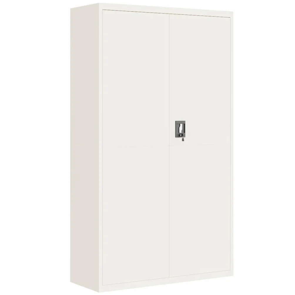 vidaXL Armario archivador de Acero Blanco 105x40x180 cm, archivador, Unidad de Almacenamiento, gabinete de Almacenamiento de Oficina