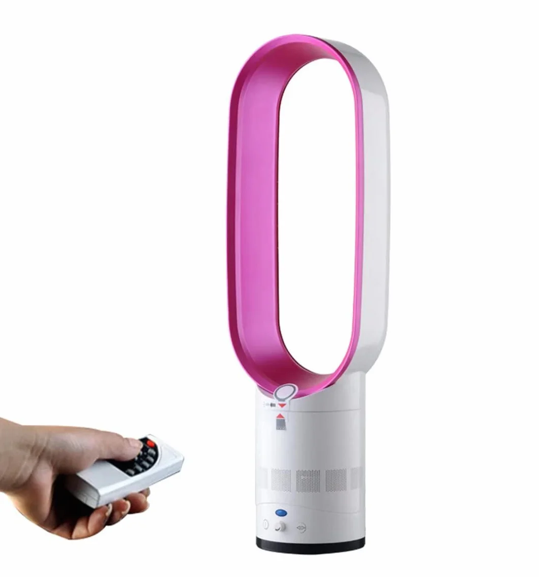 Ventilador de torre sin aspas,ventilador de enfriamiento con control remoto,ventilador de columna de mesa de piso de velocidad continua,temporizador de cita de 30-120 minutos,oscilante de 90°