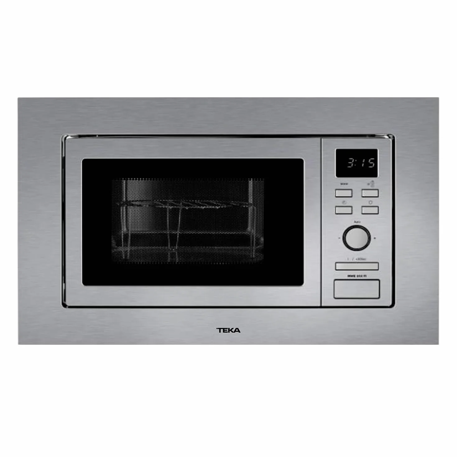 TEKA Microondas Integrable con Grill, Capacidad 20 L, 5 Niveles de Potencia, 800 W, Interior de Acero Inoxidable, Negro, Modelo MWE 202 FI