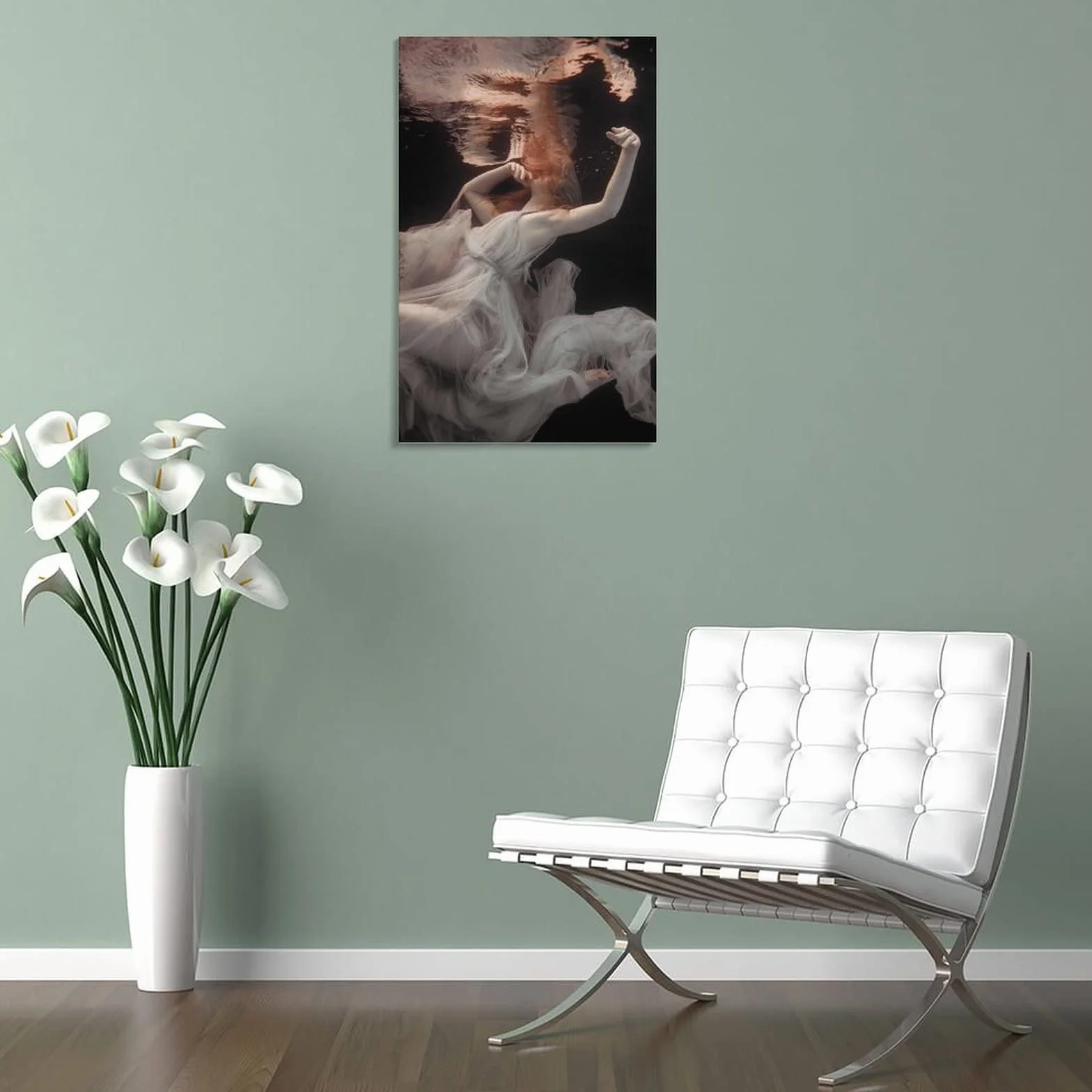 Póster etéreo de la diosa griega para habitación, póster estético, pintura decorativa, lienzo para pared, póster para sala de estar, dormitorio, 40 x 60 cm