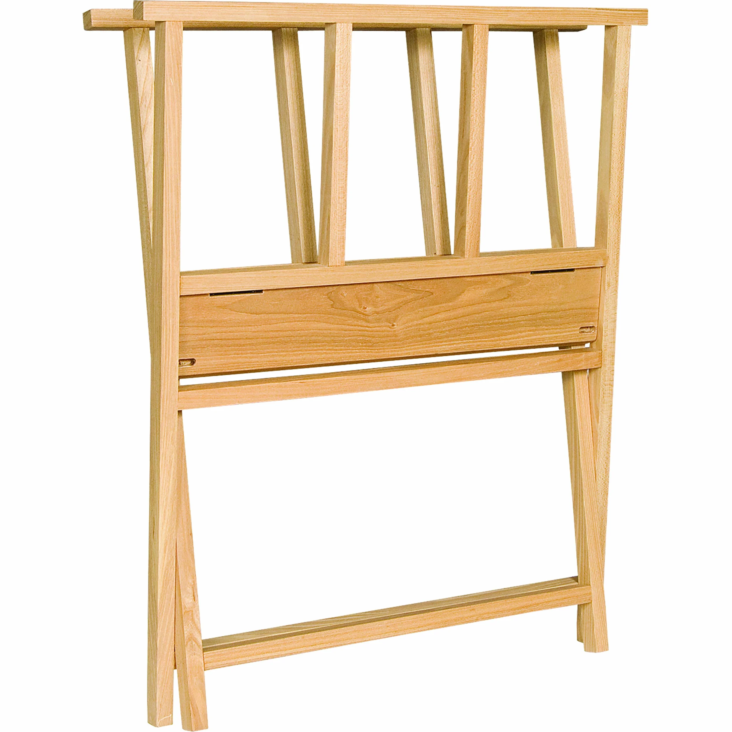Creative Mark Estante plegable de madera grande para impresión – perfecto para exhibición de lienzo, arte, impresiones, paneles, carteles, galería de arte, estante de almacenamiento – [acabado de