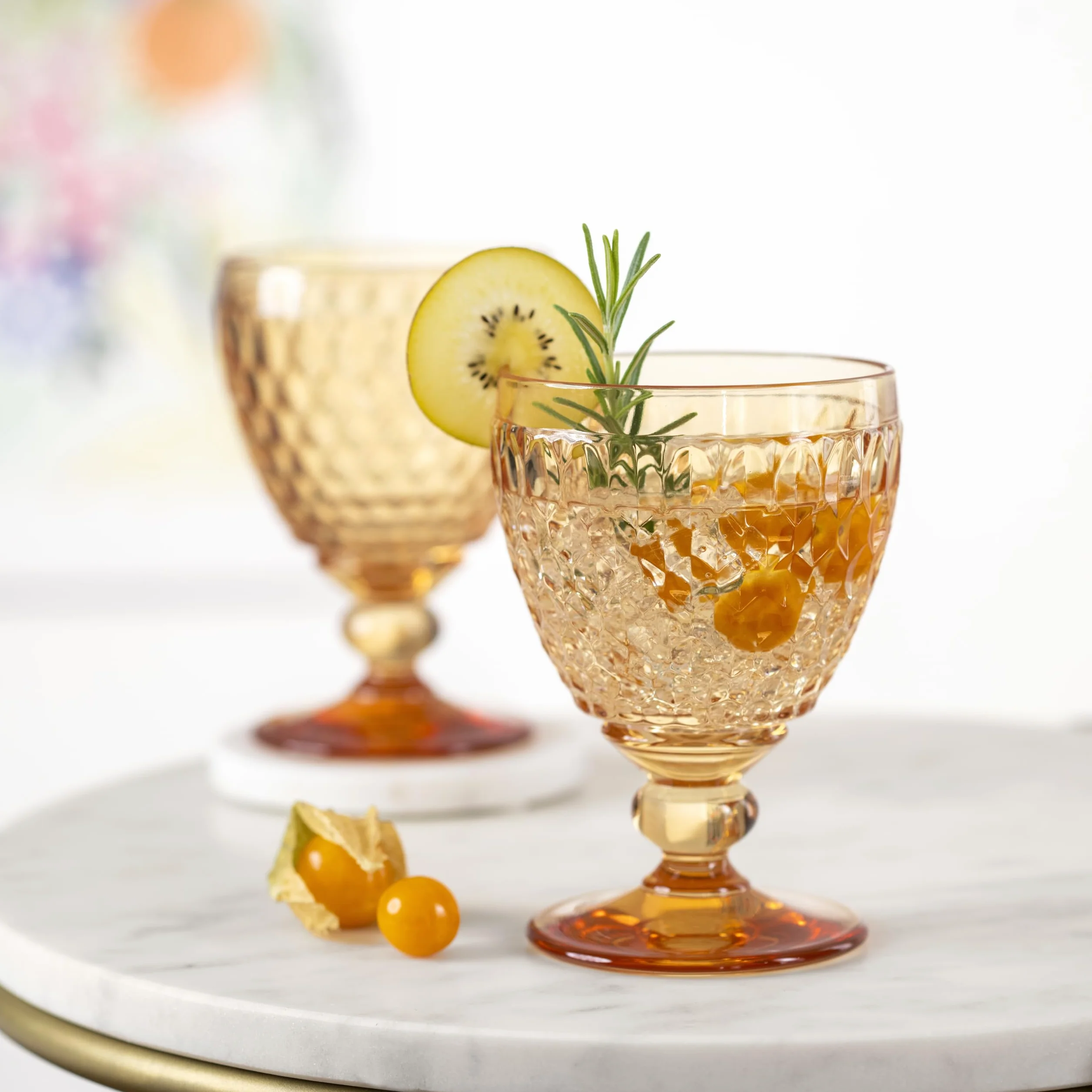 Villeroy & Boch Boston - Copa de vino tinto azafrán, juego de 4, 25.4 ml, cristal de cristal, fabricado en Alemania