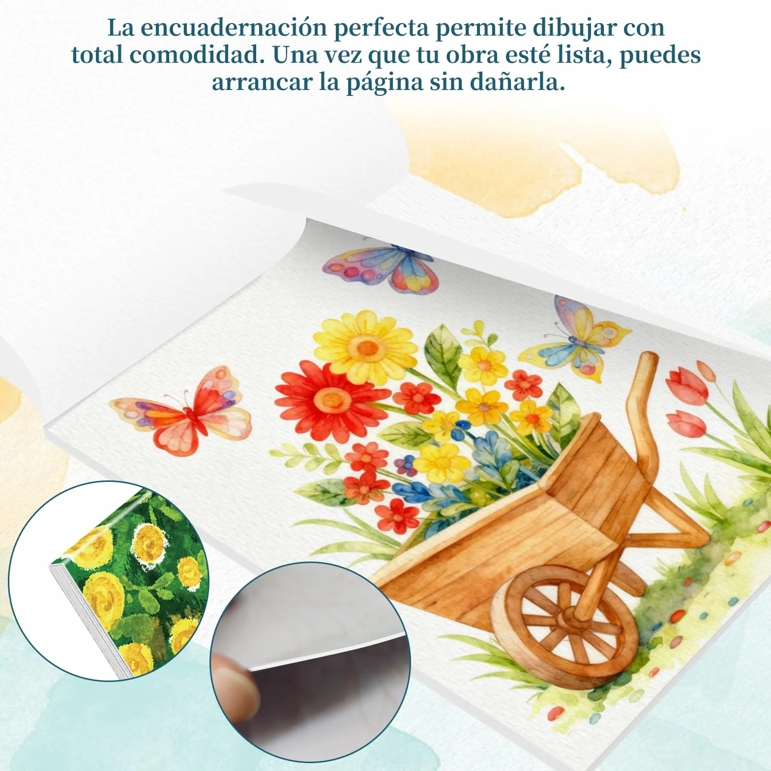 Elfew Libro de Acuarela 18 Colores, Juego de Pintura para Adultos y Principiantes