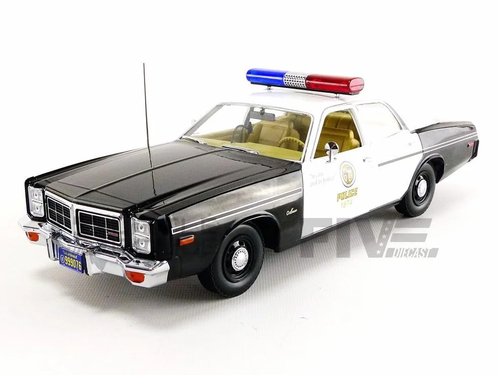 Greenlight - Coche miniatura coleccionable, 19042, negro/blanco