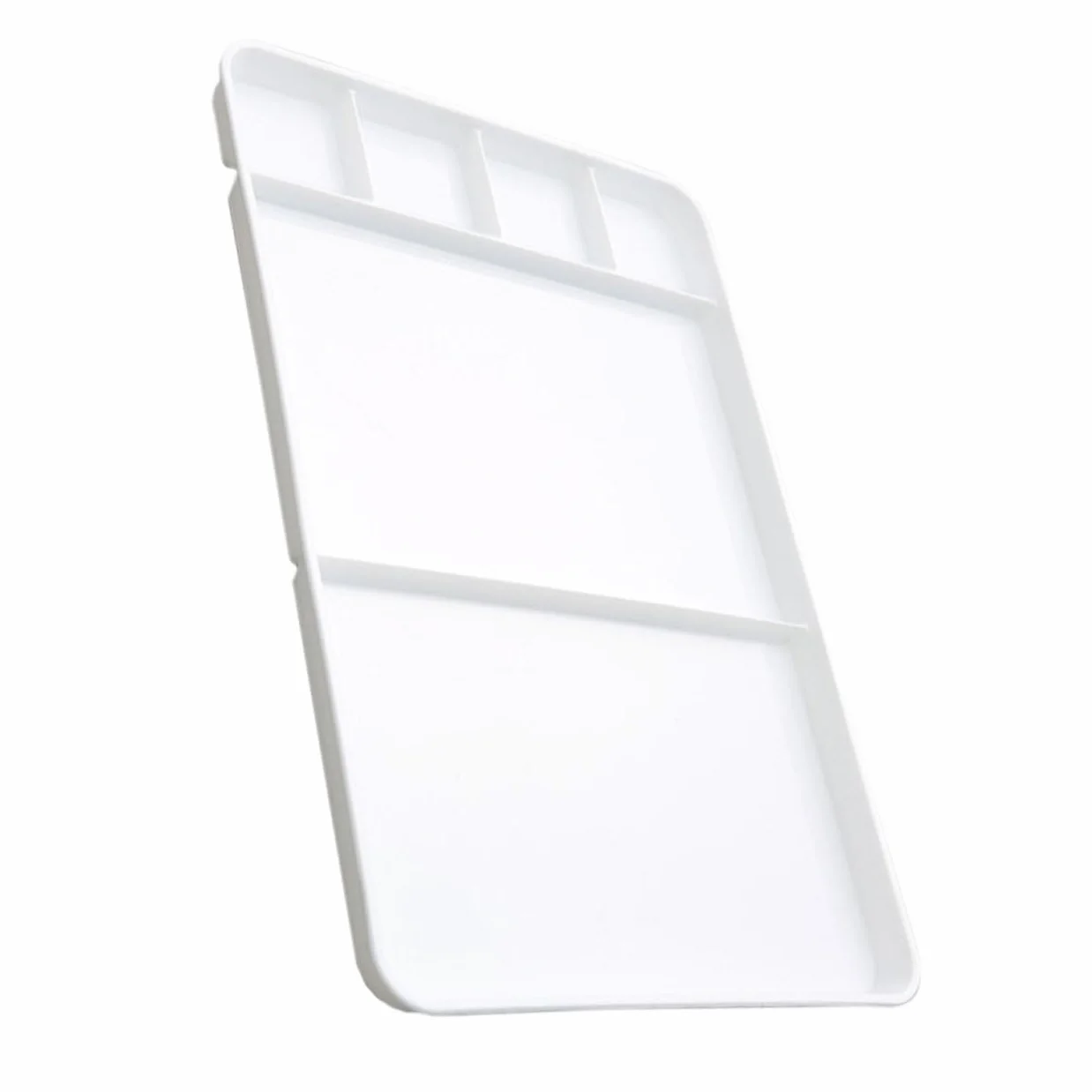 WEKAMOS Paleta de Colores de Superficie Lisa y Resistente de Pintura Plástica Bandeja de Mezcla de Plástico Adecuada para Pintores y Estudiantes