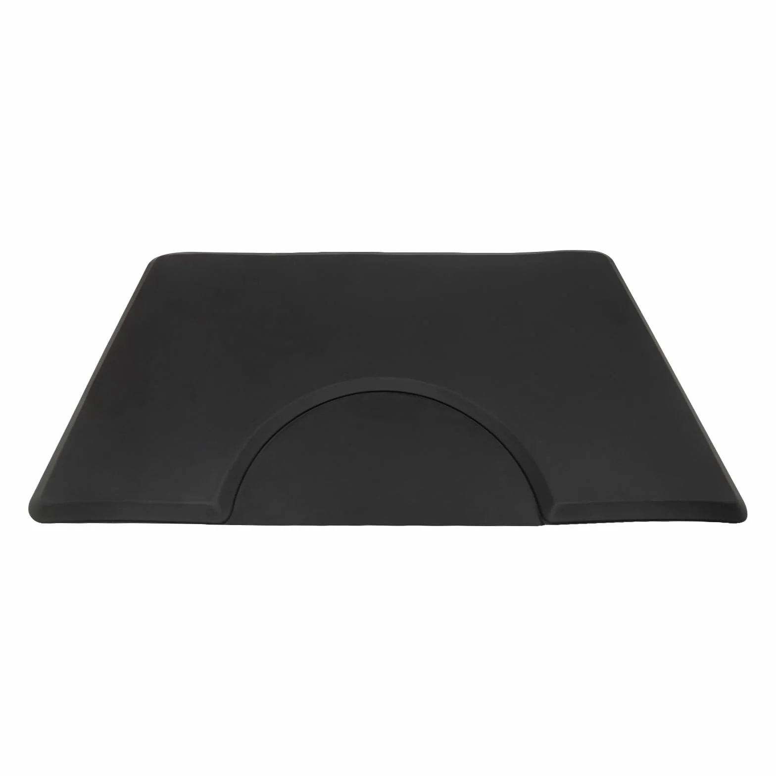 Alfombrilla de suelo antifatiga, alfombrilla de 3 x 5 pies para salón de peluquería, barbería, antideslizante, resistente al agua, talón resistente, cuadrado, negro