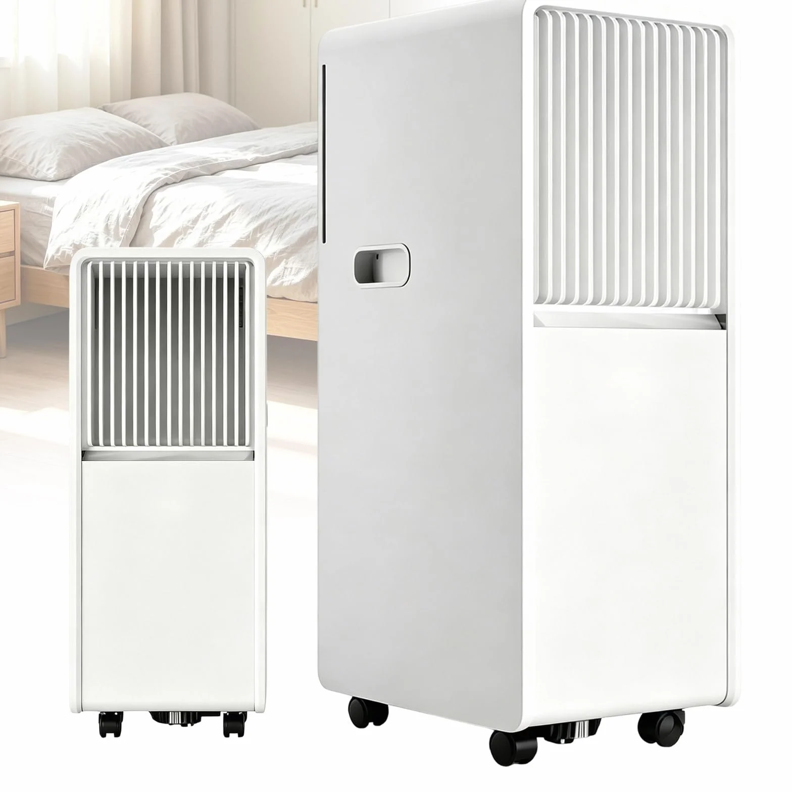 Climatizador Portátil 13000 BTU Silencioso para Hogar | Climatizador Portátil 13000 BTU con adjustment Remoto, Temporizador 24H y Modo Sueño para Mayor Comodidad(Model A)