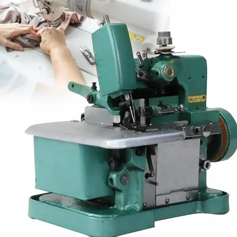 Máquina de coser Overlock de alta velocidad para dobladillo, 3000 puntadas/minuto, longitud de puntada ajustable, 3 opciones de puntada, potencia de 250 W, perfecta para costura en casa y proyectos de