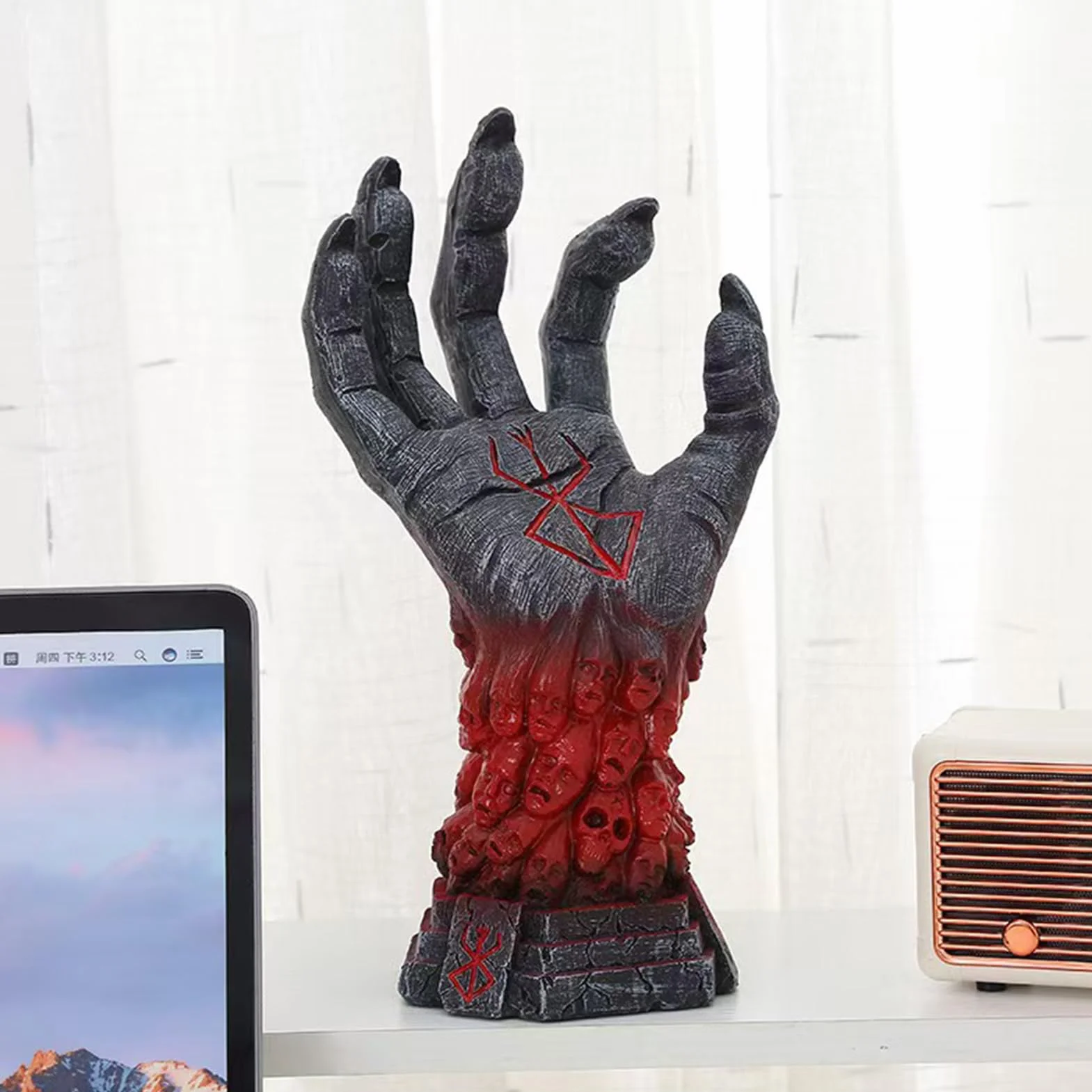 Figura de mano Diablo estatua Dios Halloween anime Berserker decoración hogar coleccionable regalo