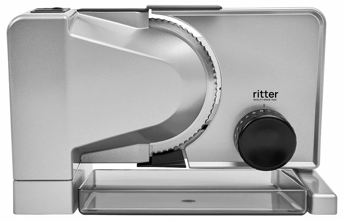 ritter serano 7 Duo Plus, Cortafiambres Eléctrico y Cortadora de Embutidos de Metal Macizo