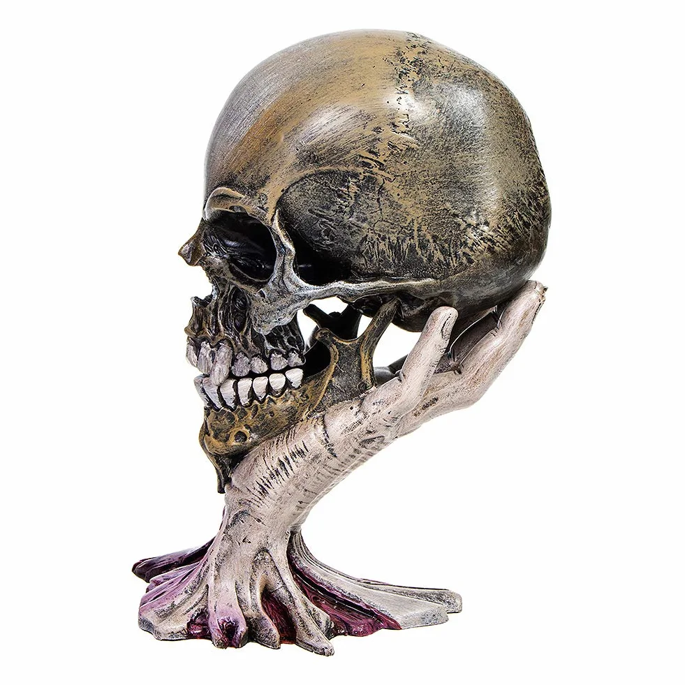 Nemesis Now Metallica Sad But True Skull 22 cm, Resina, Gris Pardo
